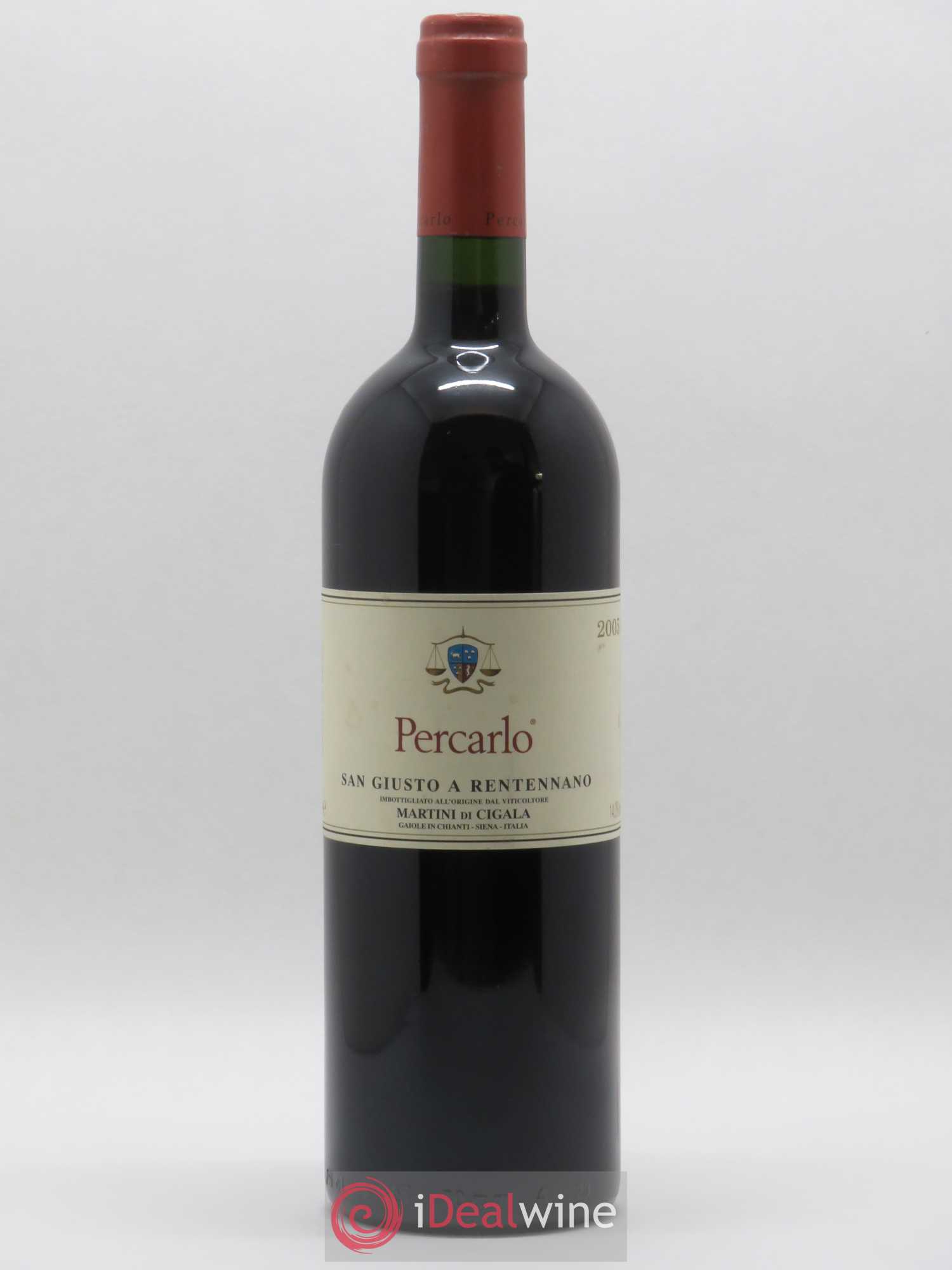 Toscana IGT San Giusto a Rentennano Percarlo Famille Martini di Cigala 2005 - Lot de 1 bouteille - 0