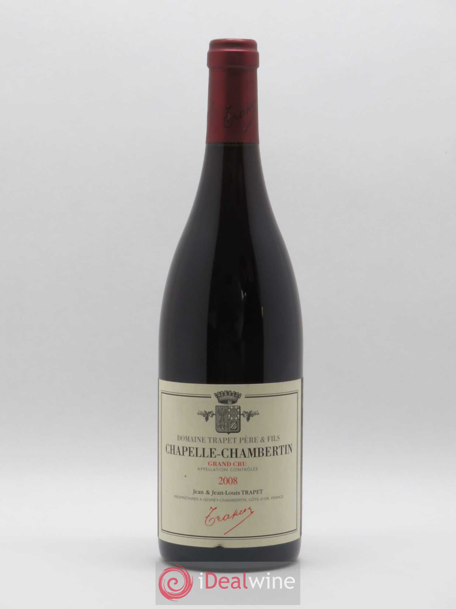 Chapelle-Chambertin Grand Cru Domaine Trapet 2008 - Lot de 1 bouteille - 0
