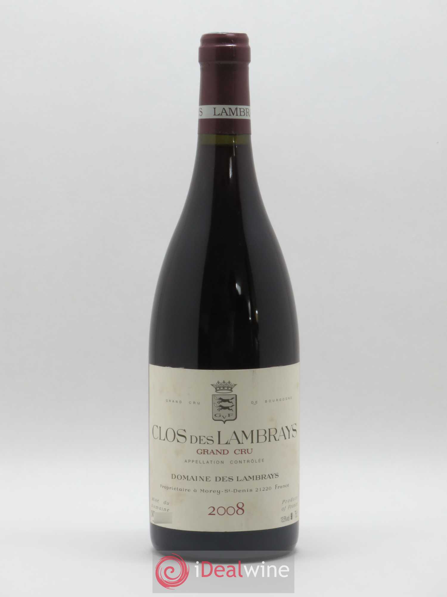 Clos des Lambrays Grand Cru Domaine des Lambrays 2008 - Lot de 1 bouteille - 0