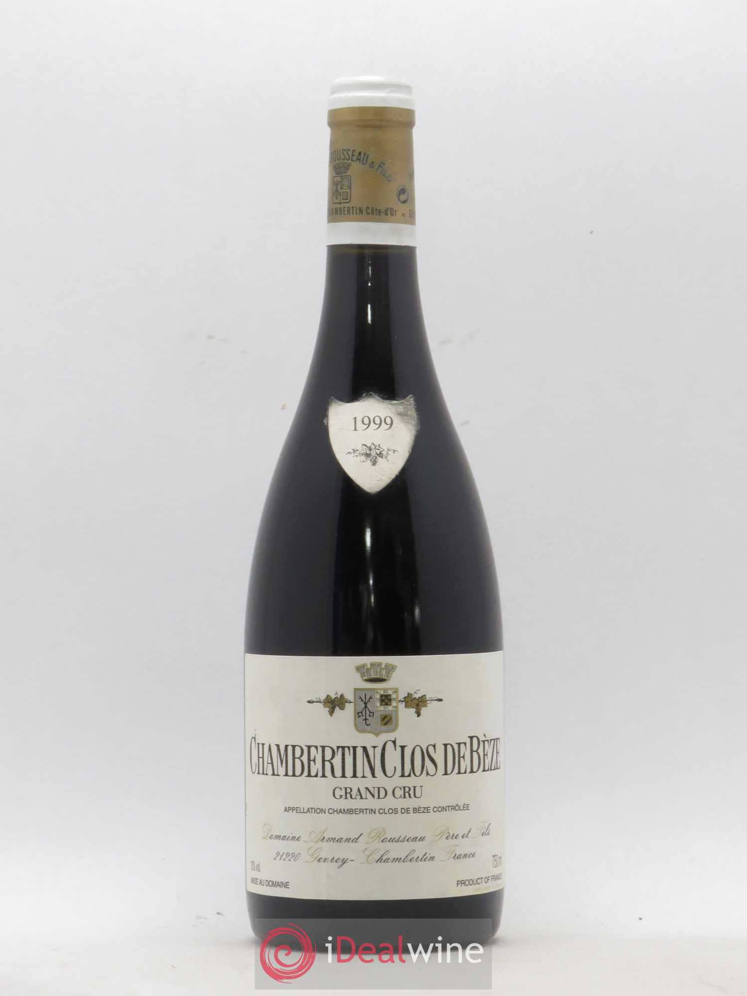 Chambertin Clos de Bèze Grand Cru Armand Rousseau (Domaine) 1999 - Lot de 1 bouteille - 0