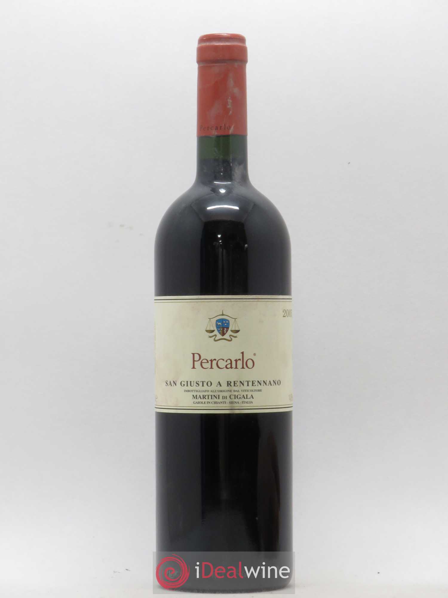 Toscana IGT San Giusto a Rentennano Percarlo Famille Martini di Cigala 2005 - Lot de 1 bouteille - 0