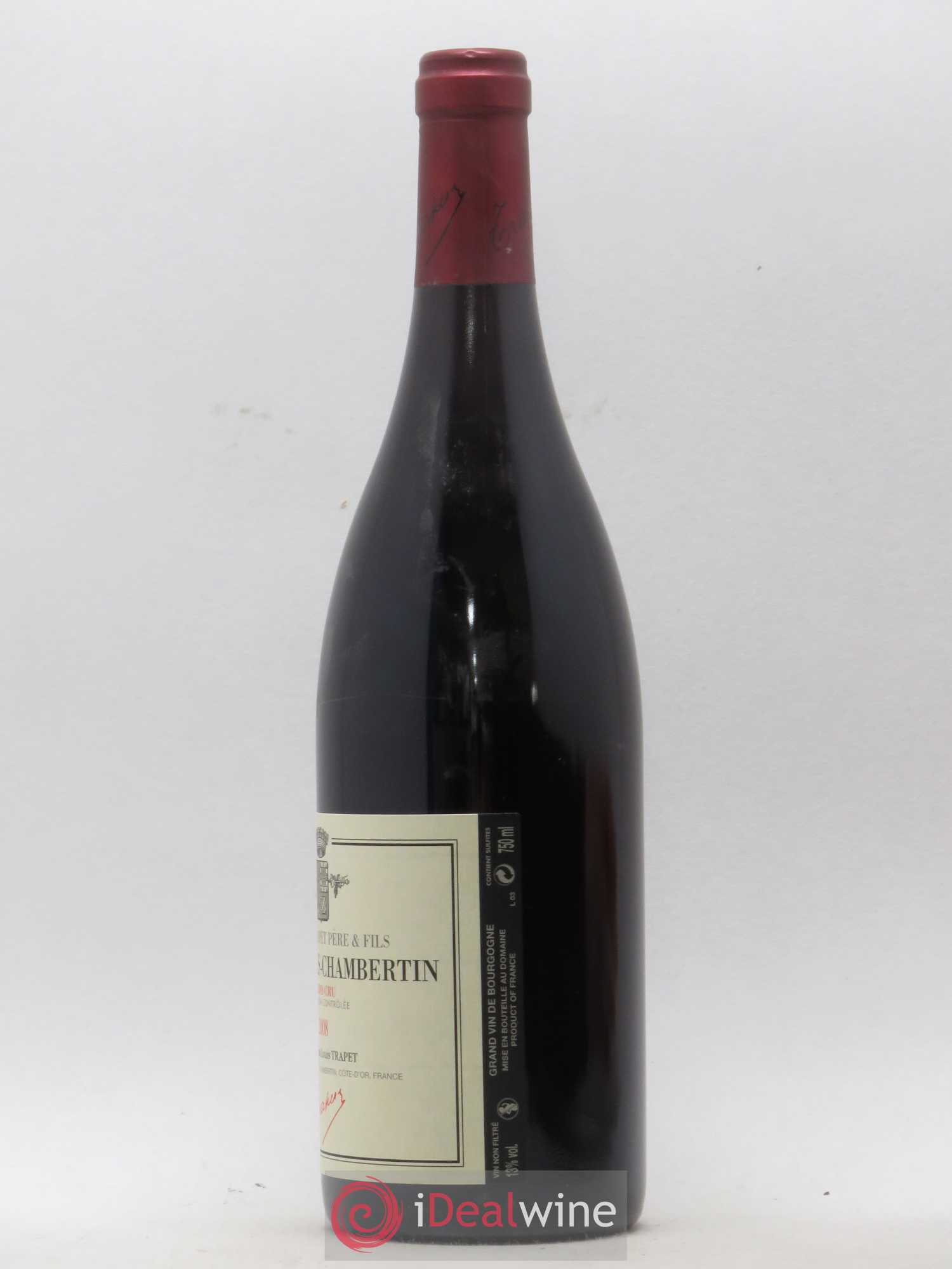 Latricières-Chambertin Grand Cru Domaine Trapet 2008 - Lot de 1 bouteille - 1