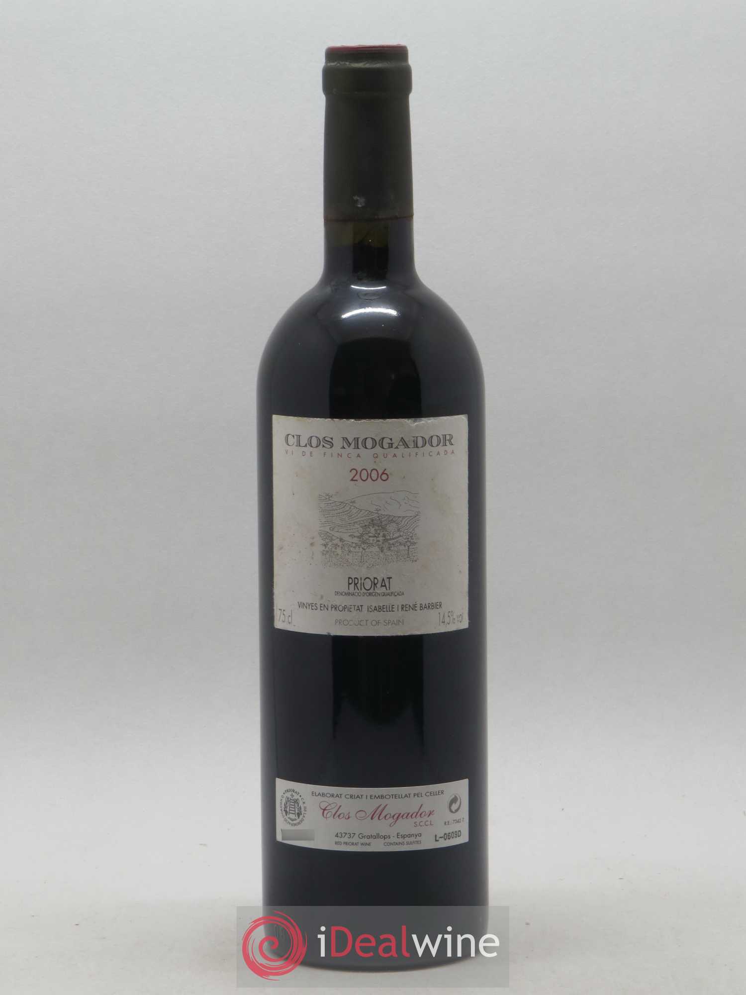 Priorat Clos Mogador DOCA René Barbier 2006 - Lot de 1 bouteille - 0