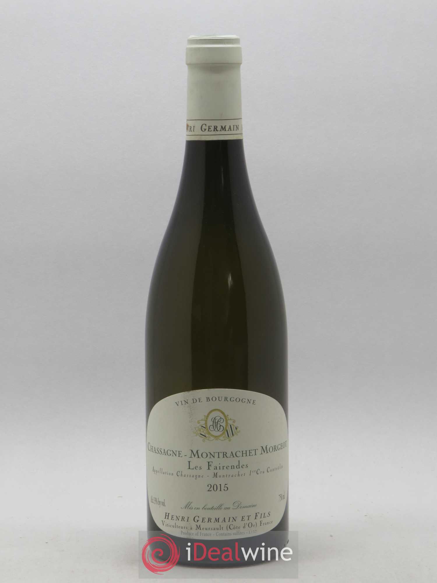 Chassagne-Montrachet 1er Cru Morgeot Les Fairendes Henri Germain 2015 - Posten von 1 Flasche - 0