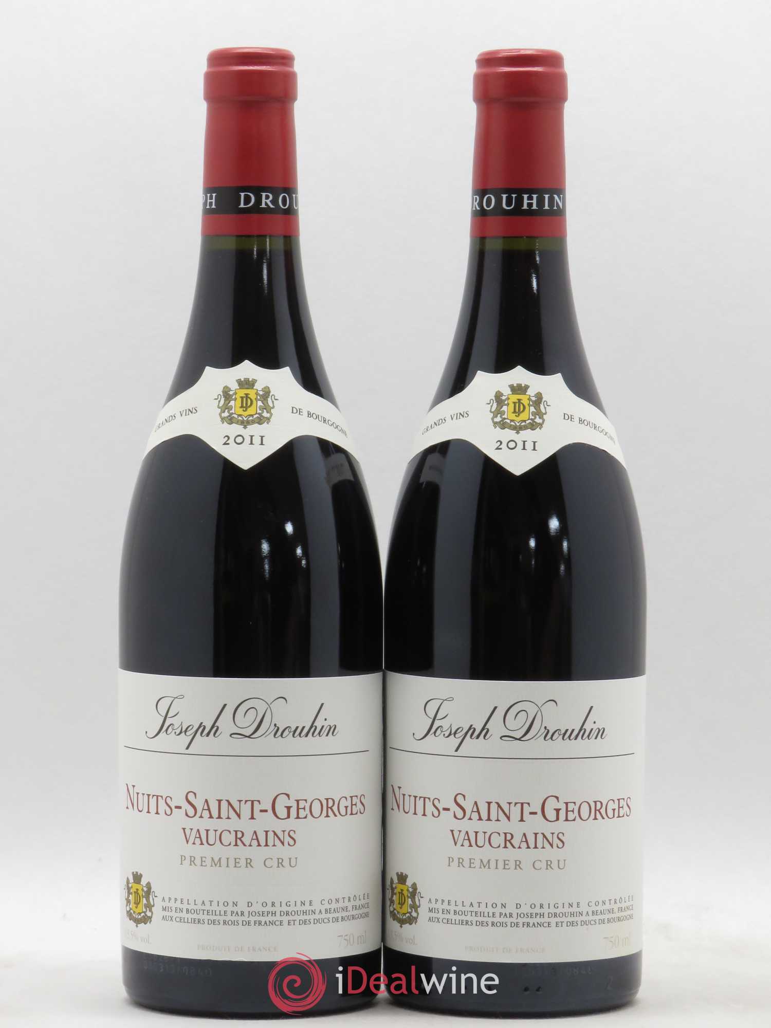 Nuits-Saint-Georges 1er Cru Vaucrains Joseph Drouhin 2011 - Posten von 2 Flaschen - 0