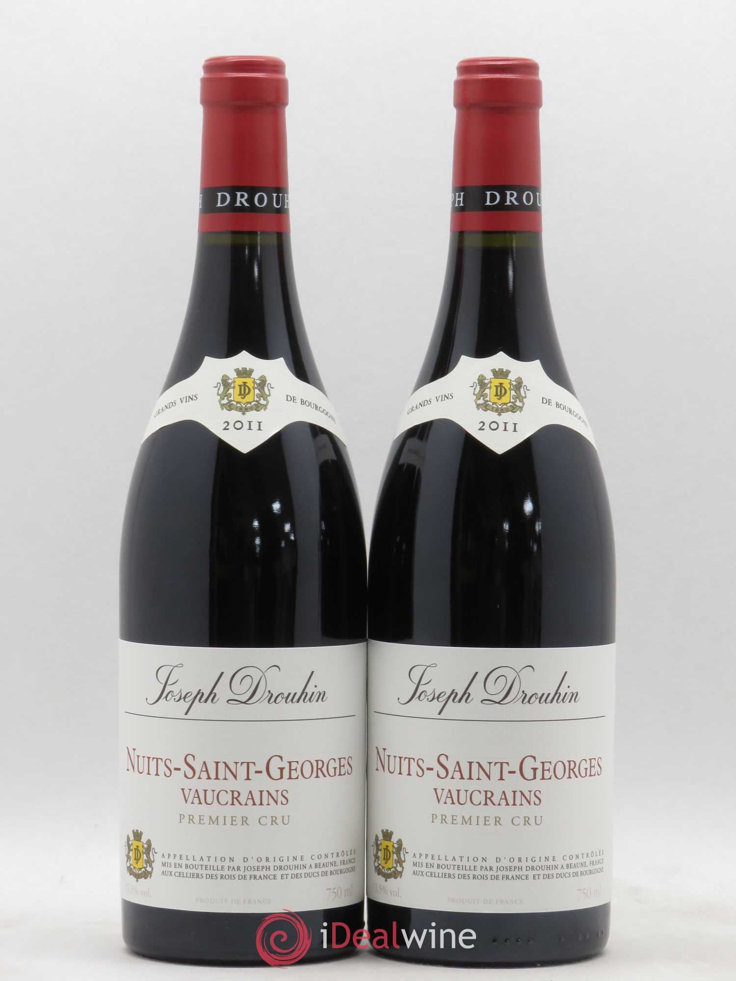 Nuits-Saint-Georges 1er Cru Vaucrains Joseph Drouhin 2011 - Posten von 2 Flaschen - 0