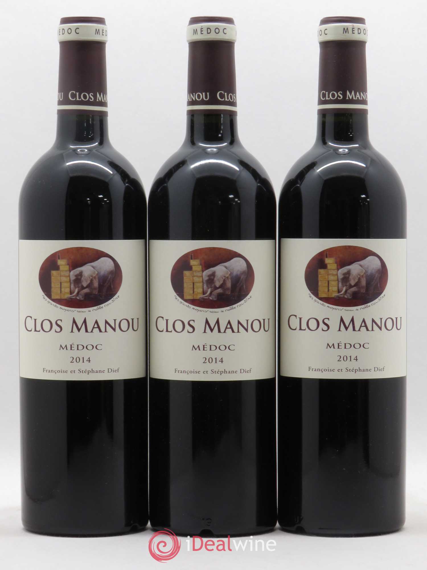 Clos Manou 2014 - Lot de 6 bouteilles - 1