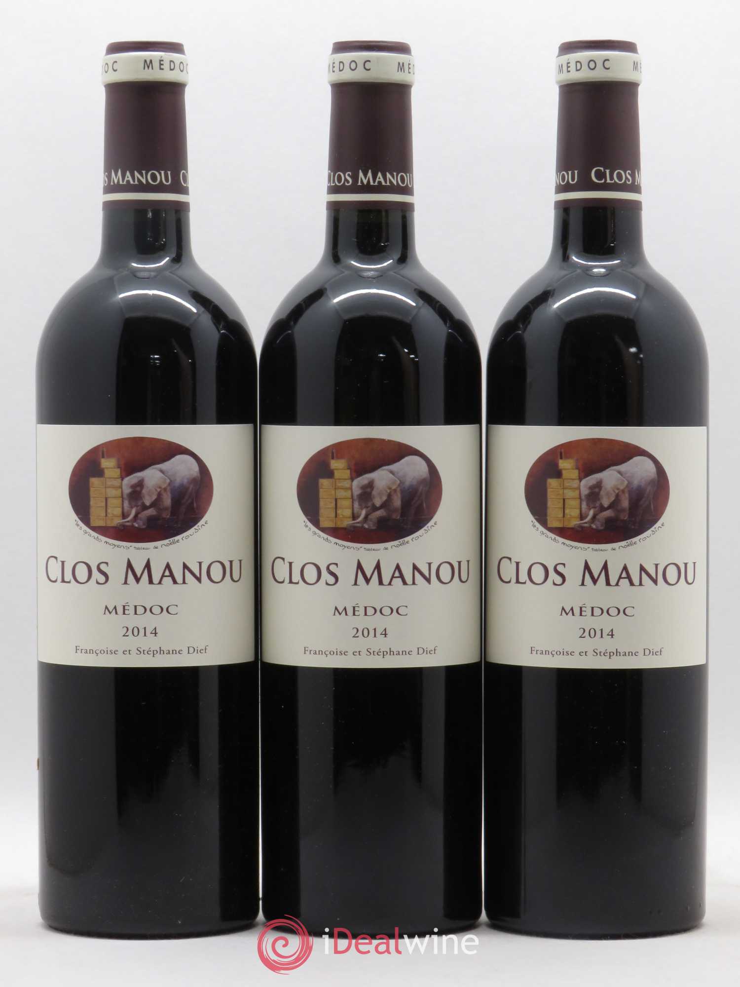 Clos Manou 2014 - Lot de 6 bouteilles - 1