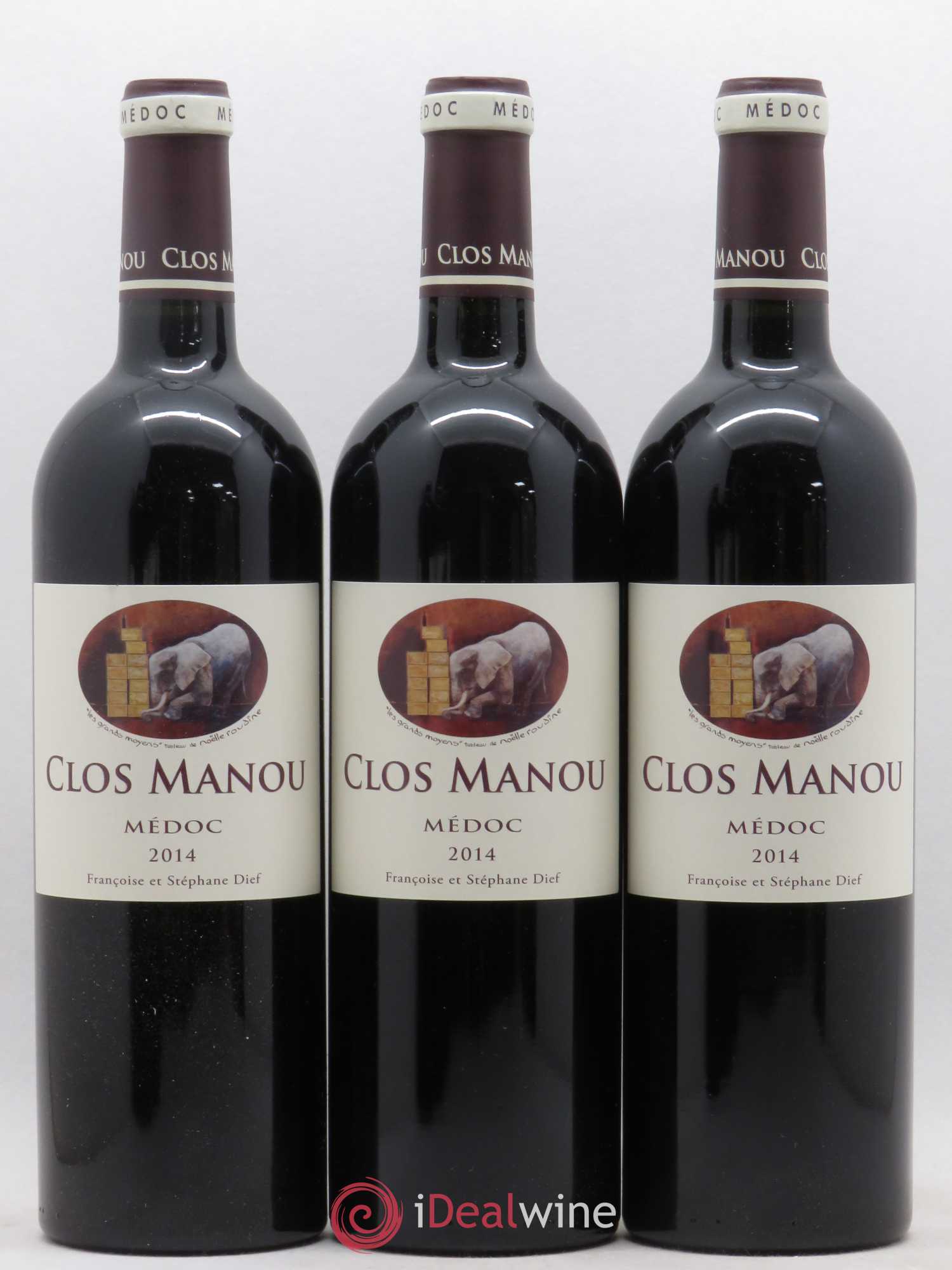 Clos Manou 2014 - Posten von 6 Flaschen - 2