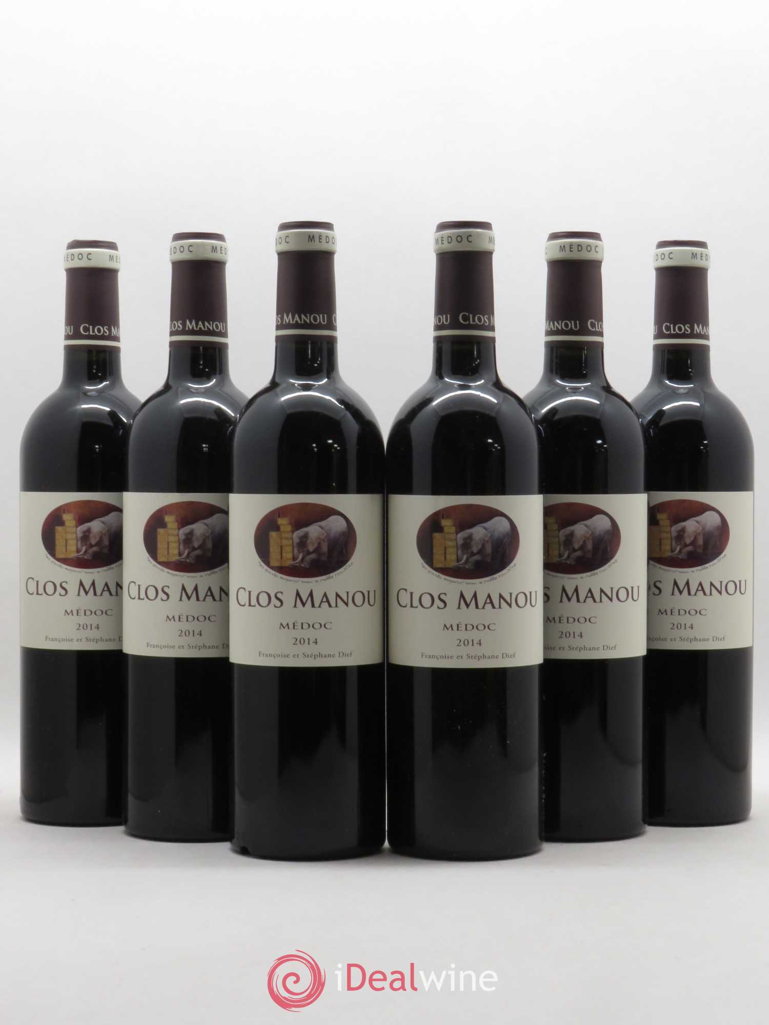 Clos Manou 2014 - Posten von 6 Flaschen - 0