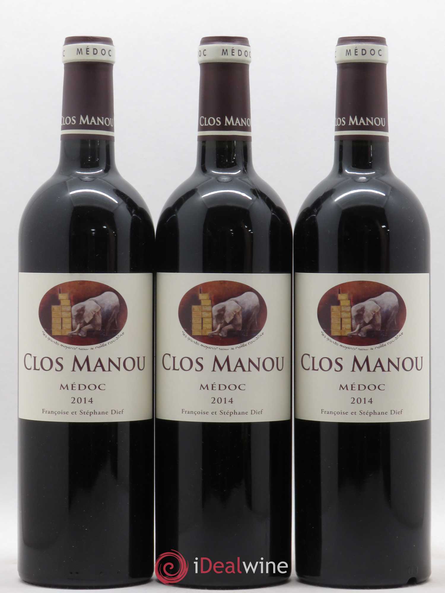 Clos Manou 2014 - Lot de 6 bouteilles - 1