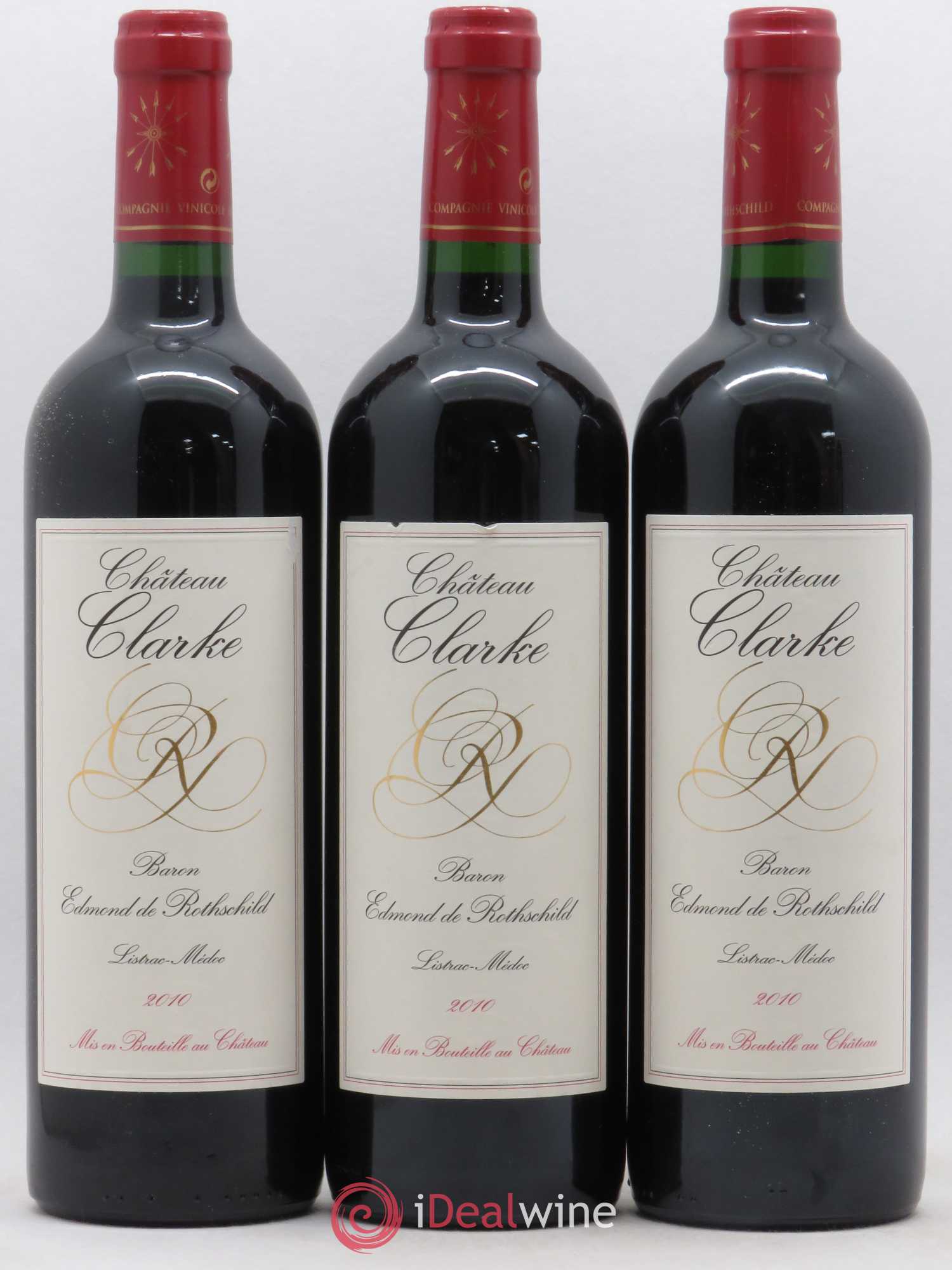 Château Clarke 2010 - Lot de 3 bouteilles - 0