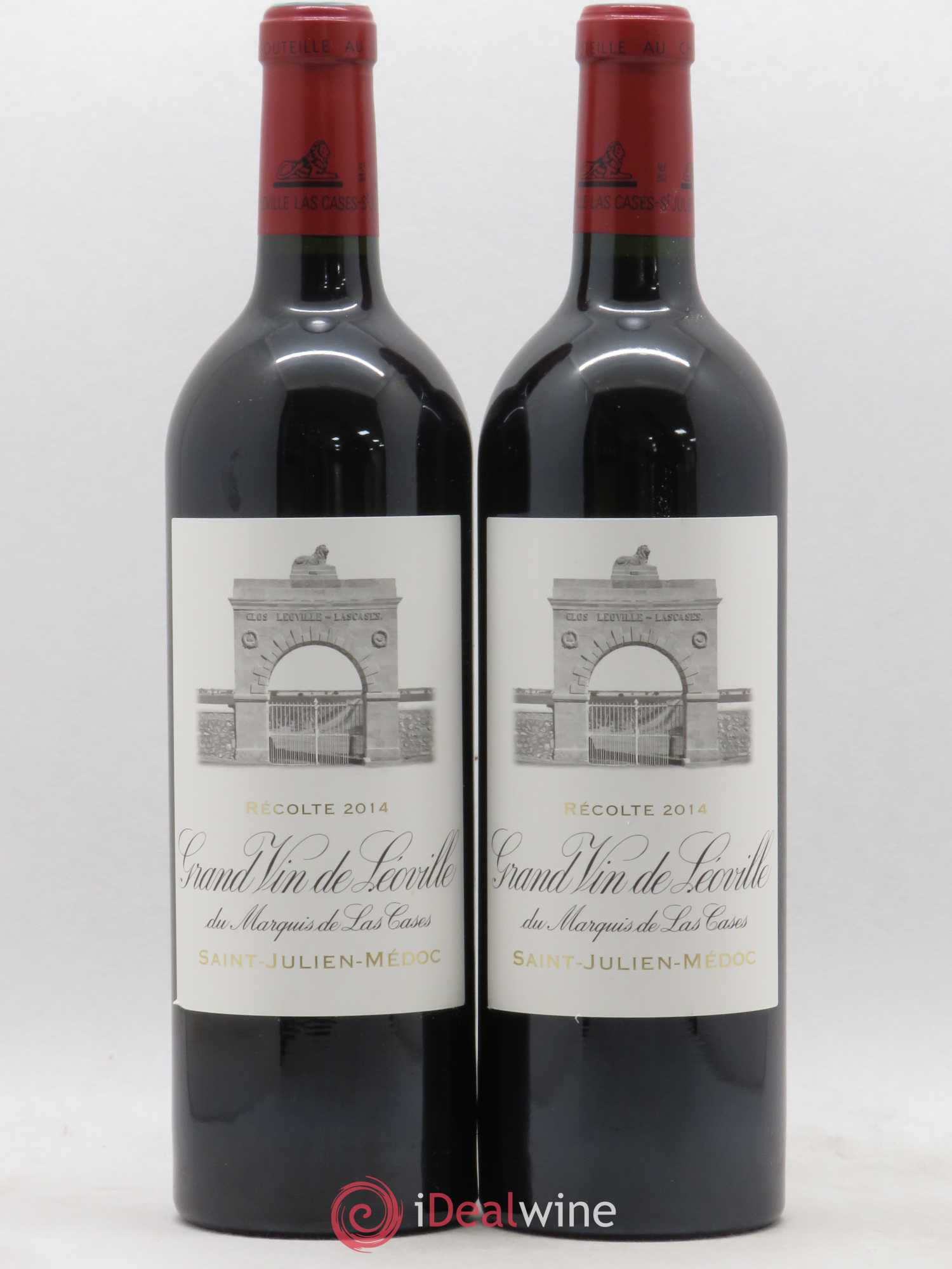 Château Léoville Las Cases 2ème Grand Cru Classé 2014 - Lot de 2 bouteilles - 0