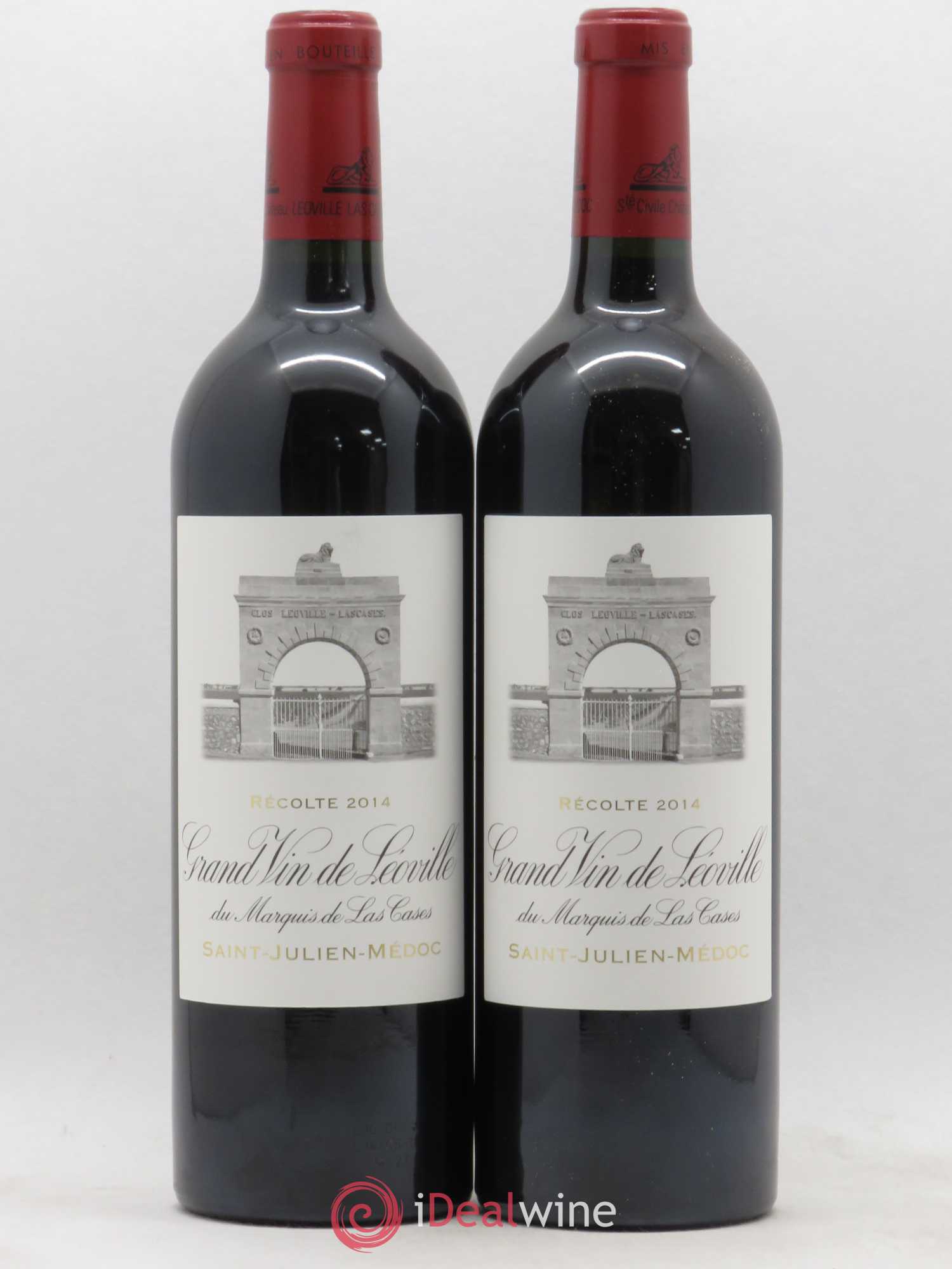 Château Léoville Las Cases 2ème Grand Cru Classé 2014 - Lot de 2 bouteilles - 0