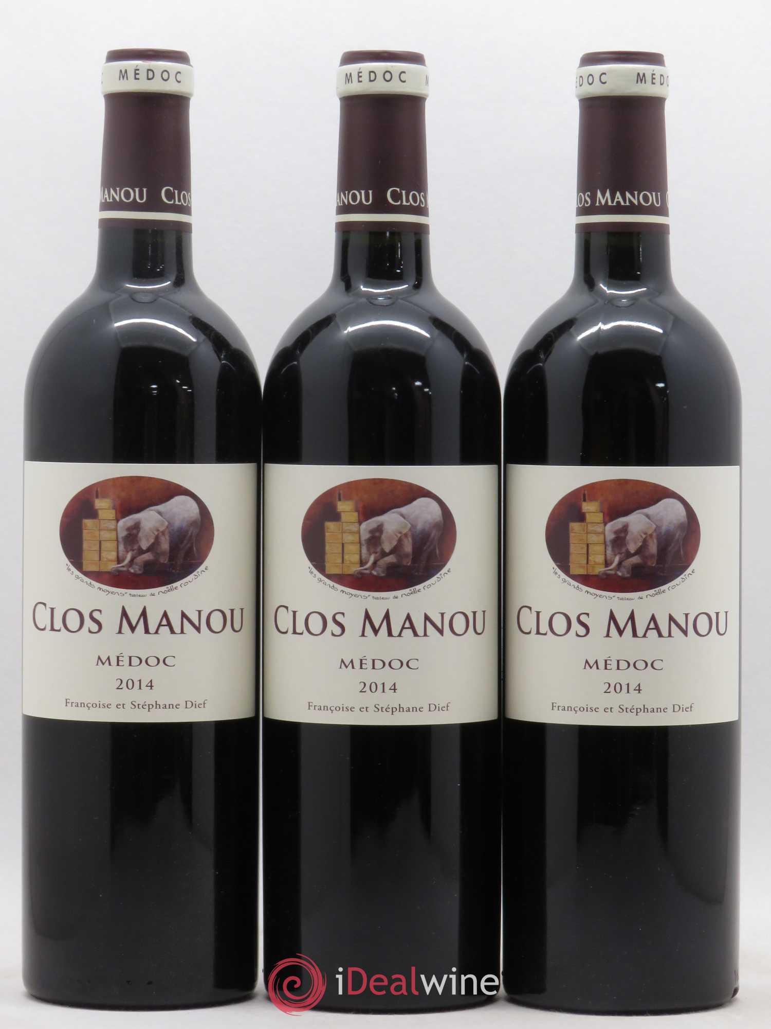 Clos Manou 2014 - Lot de 6 bouteilles - 1