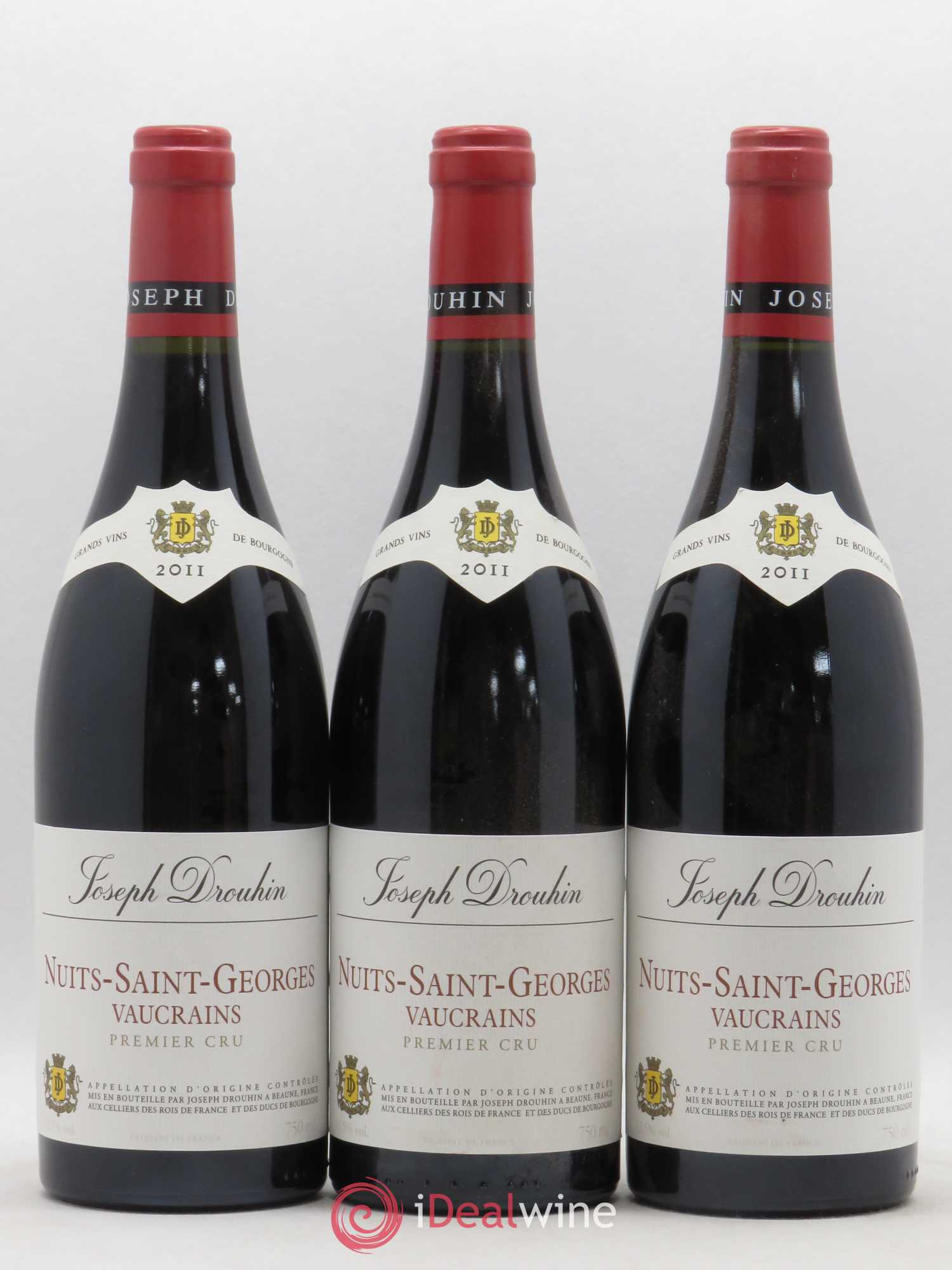 Nuits-Saint-Georges 1er Cru Vaucrains Joseph Drouhin 2011 - Posten von 6 Flaschen - 1