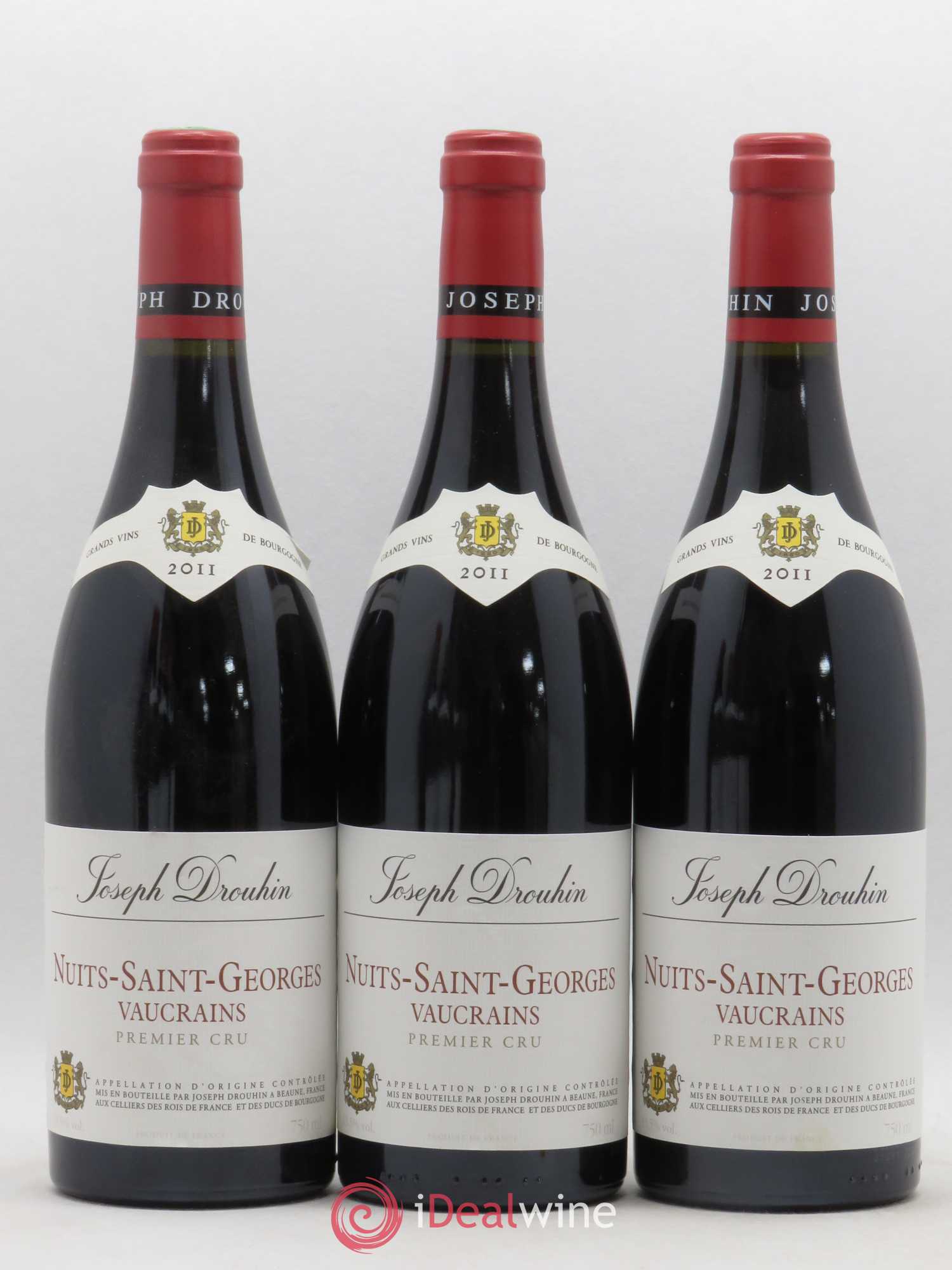 Nuits-Saint-Georges 1er Cru Vaucrains Joseph Drouhin 2011 - Posten von 6 Flaschen - 2