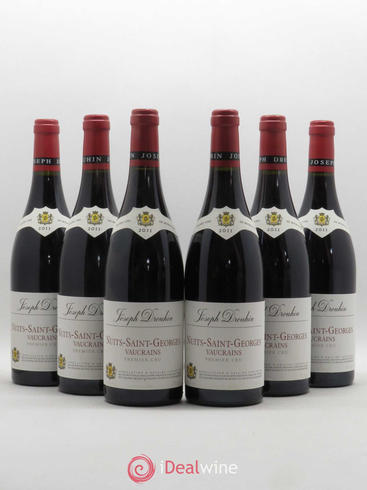 Nuits-Saint-Georges 1er Cru Vaucrains Joseph Drouhin 2011 - Posten von 6 Flaschen - 0