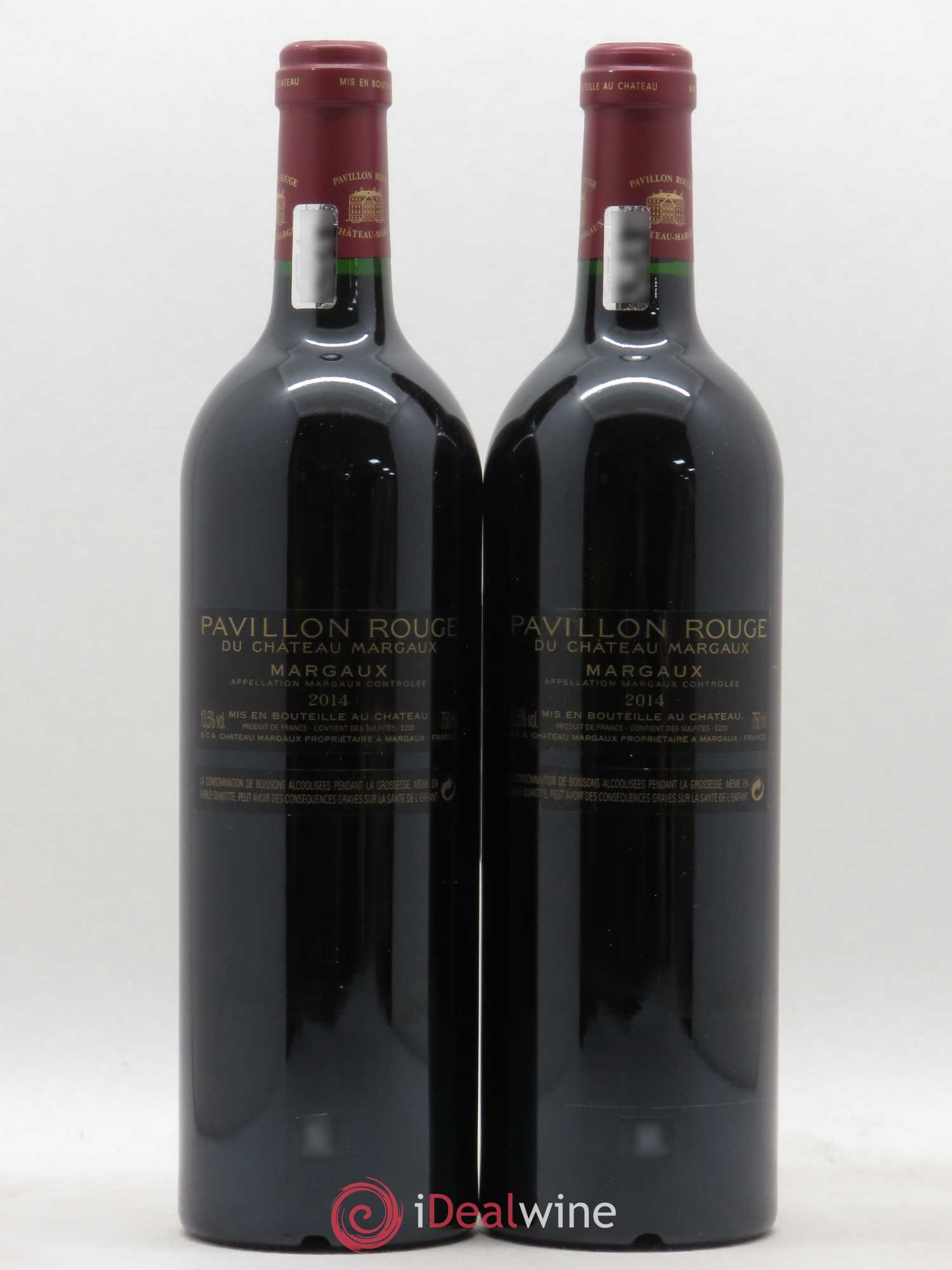 Pavillon Rouge du Château Margaux Second Vin (sans prix de réserve) 2014 - Lot de 2 bouteilles - 1