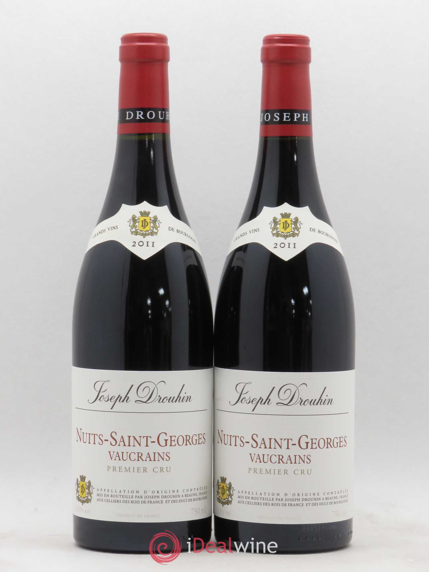 Nuits-Saint-Georges 1er Cru Vaucrains Joseph Drouhin 2011 - Posten von 2 Flaschen - 0