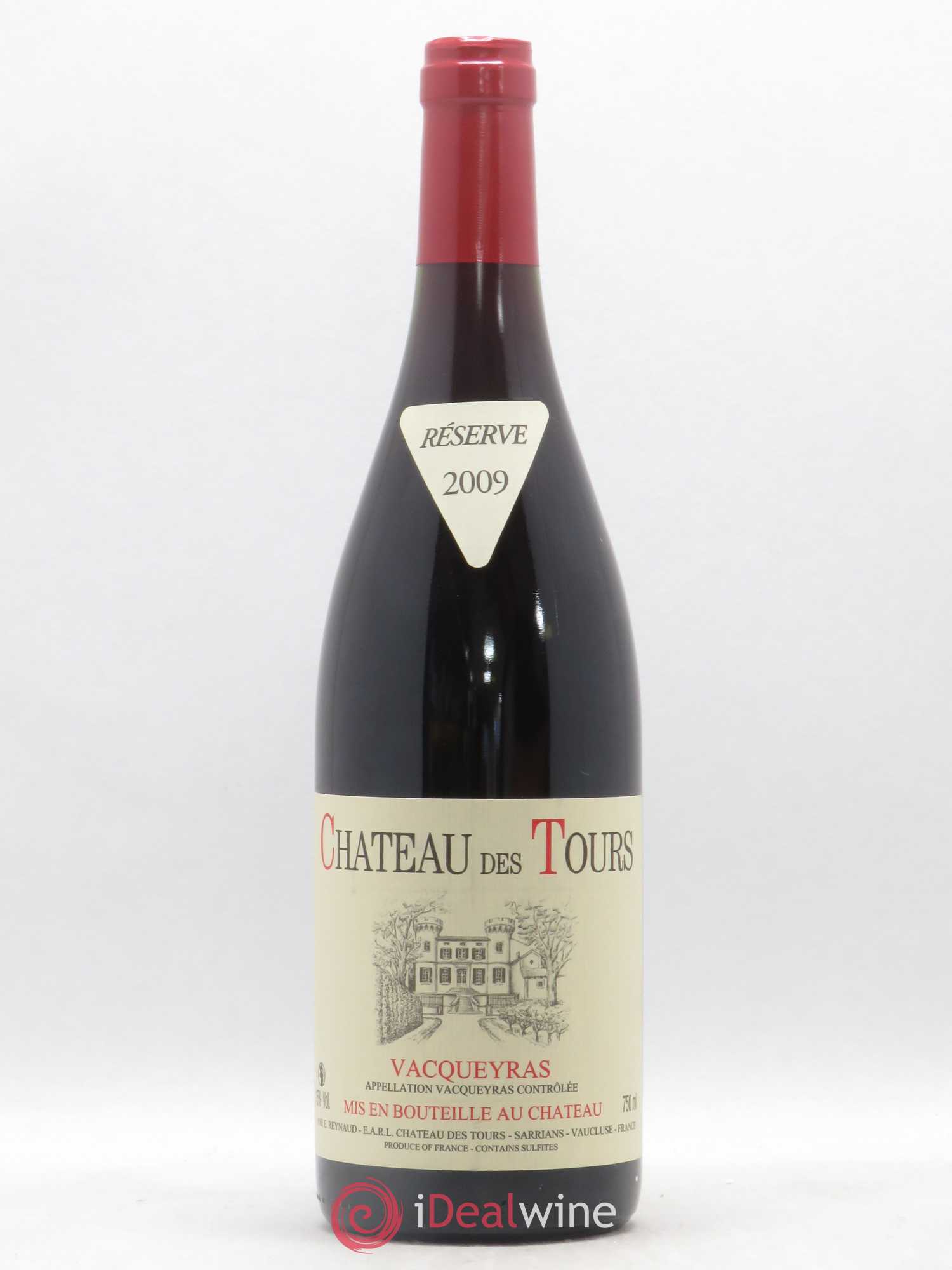 Vacqueyras Château des Tours Emmanuel Reynaud 2009 - Lot de 1 bouteille - 0
