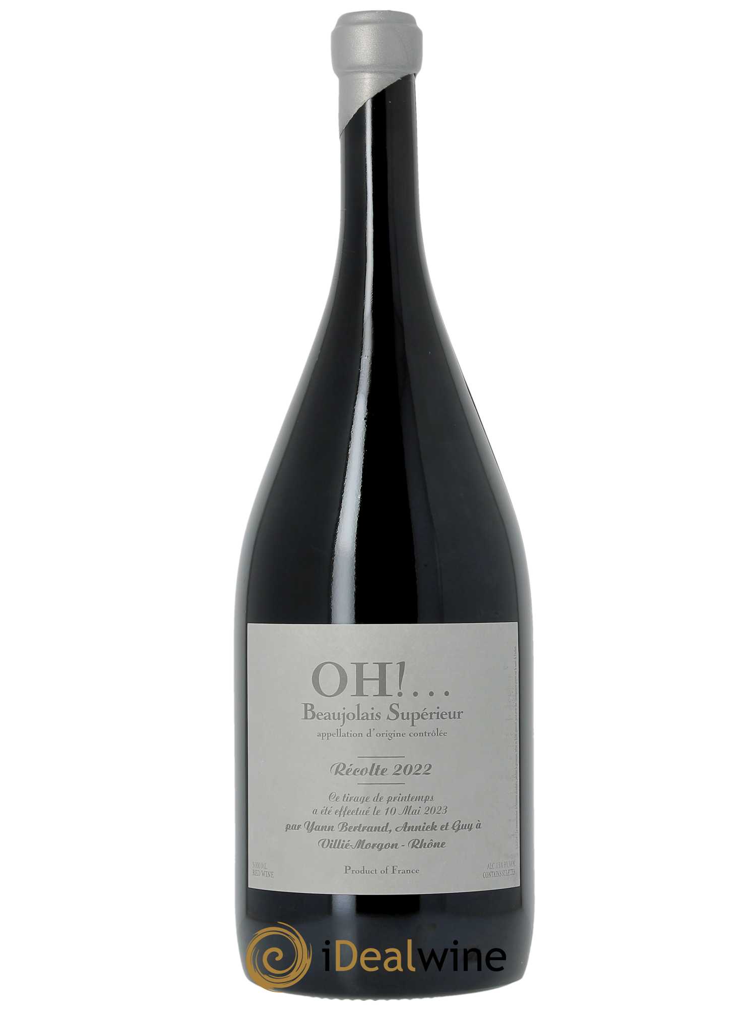 Beaujolais OH Yann Bertrand 2022 - Lot of 1 double magnum - 0