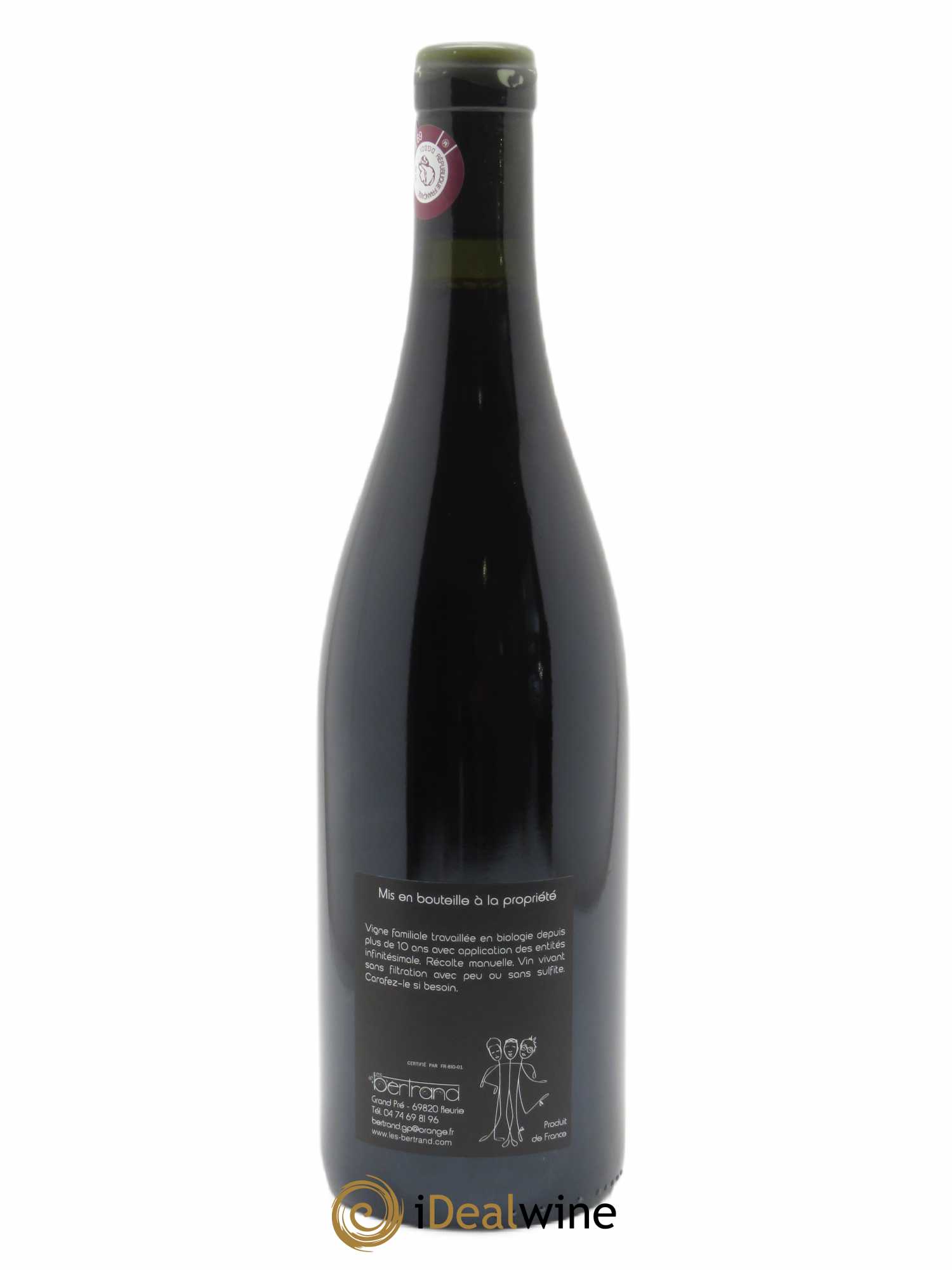 Fleurie Cuvée du Chaos Yann Bertrand 2020 - Lot of 1 bottle - 1