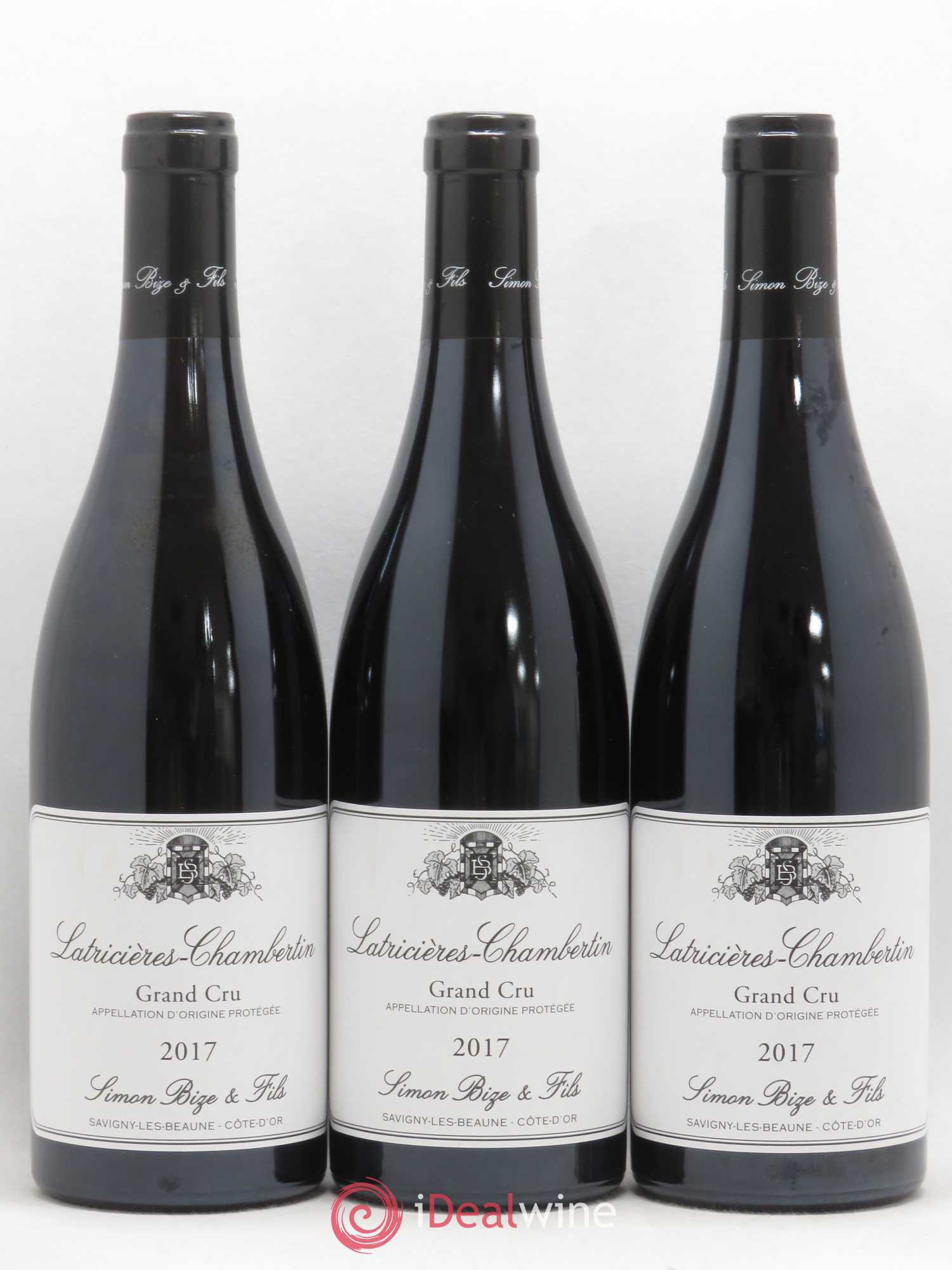 Latricières-Chambertin Grand Cru Simon Bize & Fils 2017 - Lot de 3 bouteilles - 0