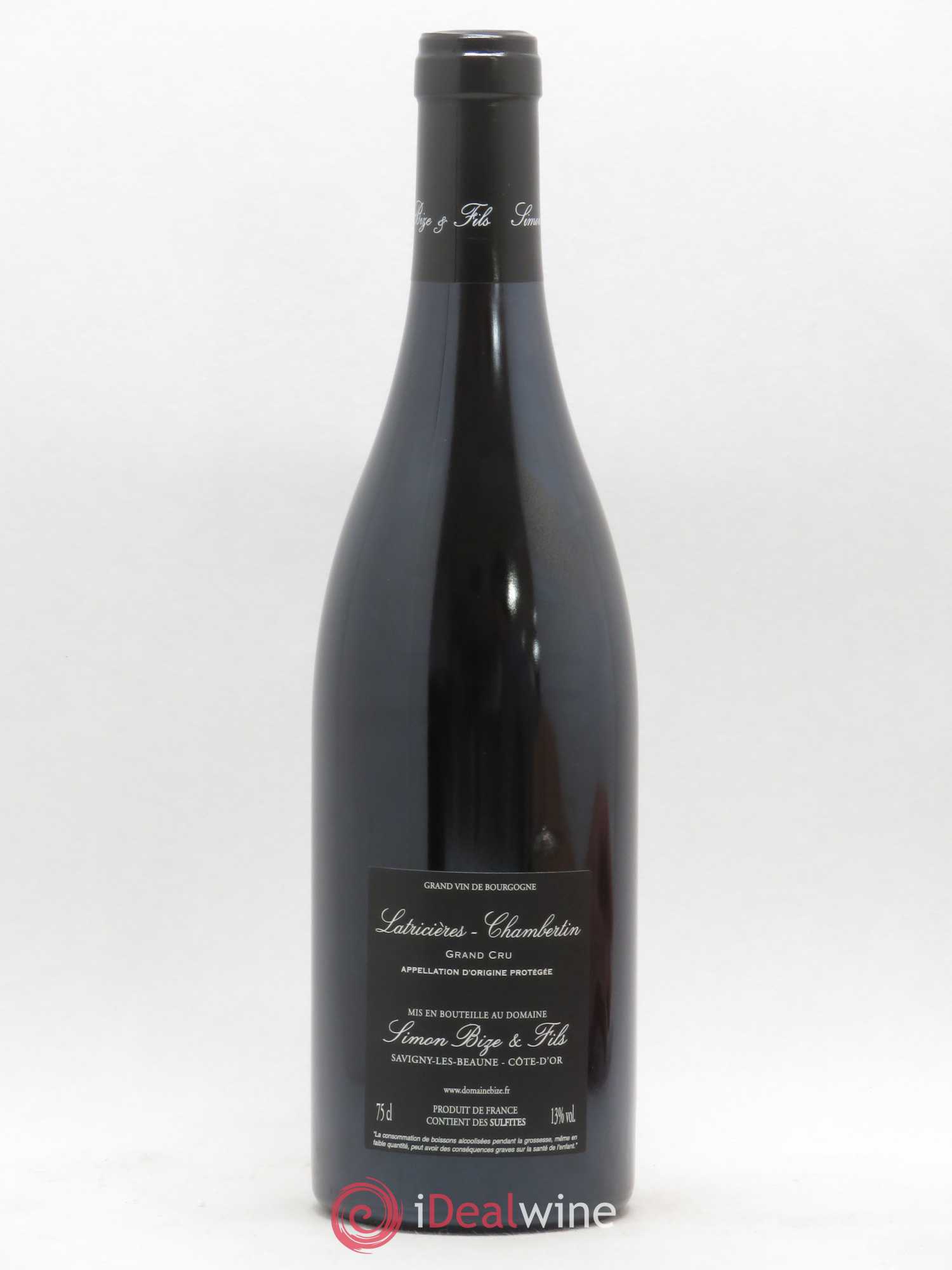 Latricières-Chambertin Grand Cru Simon Bize & Fils 2017 - Lot de 1 bouteille - 1