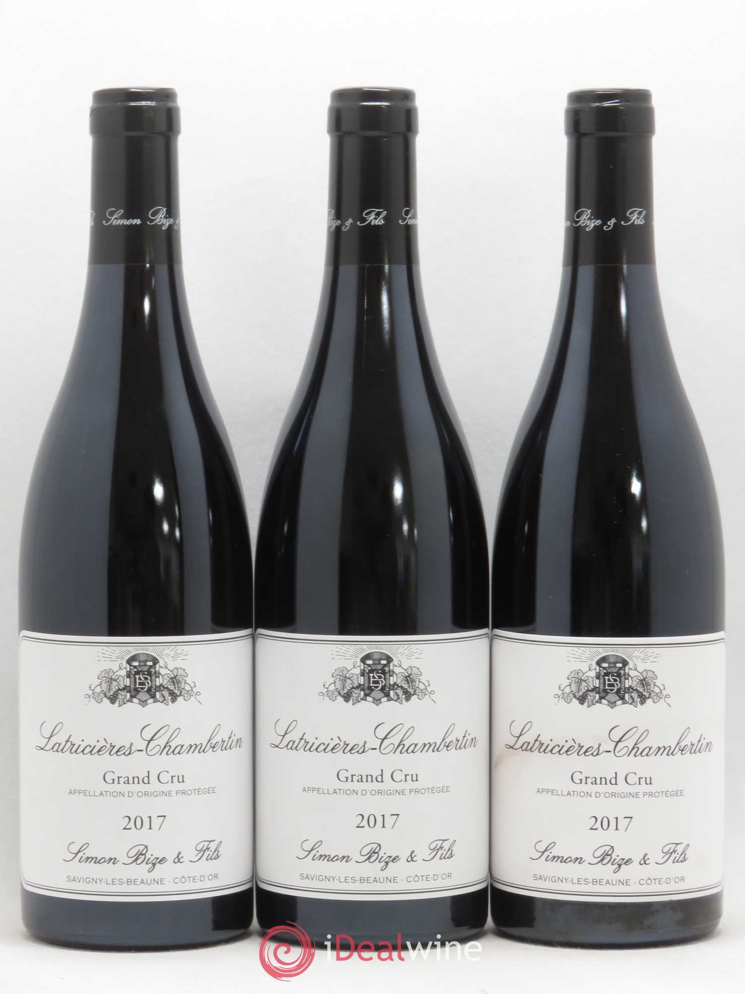 Latricières-Chambertin Grand Cru Simon Bize & Fils 2017 - Lot de 3 bouteilles - 0