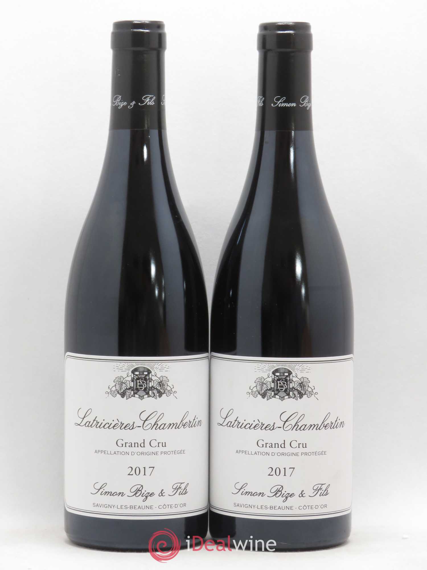 Latricières-Chambertin Grand Cru Simon Bize & Fils 2017 - Lot de 2 bouteilles - 0