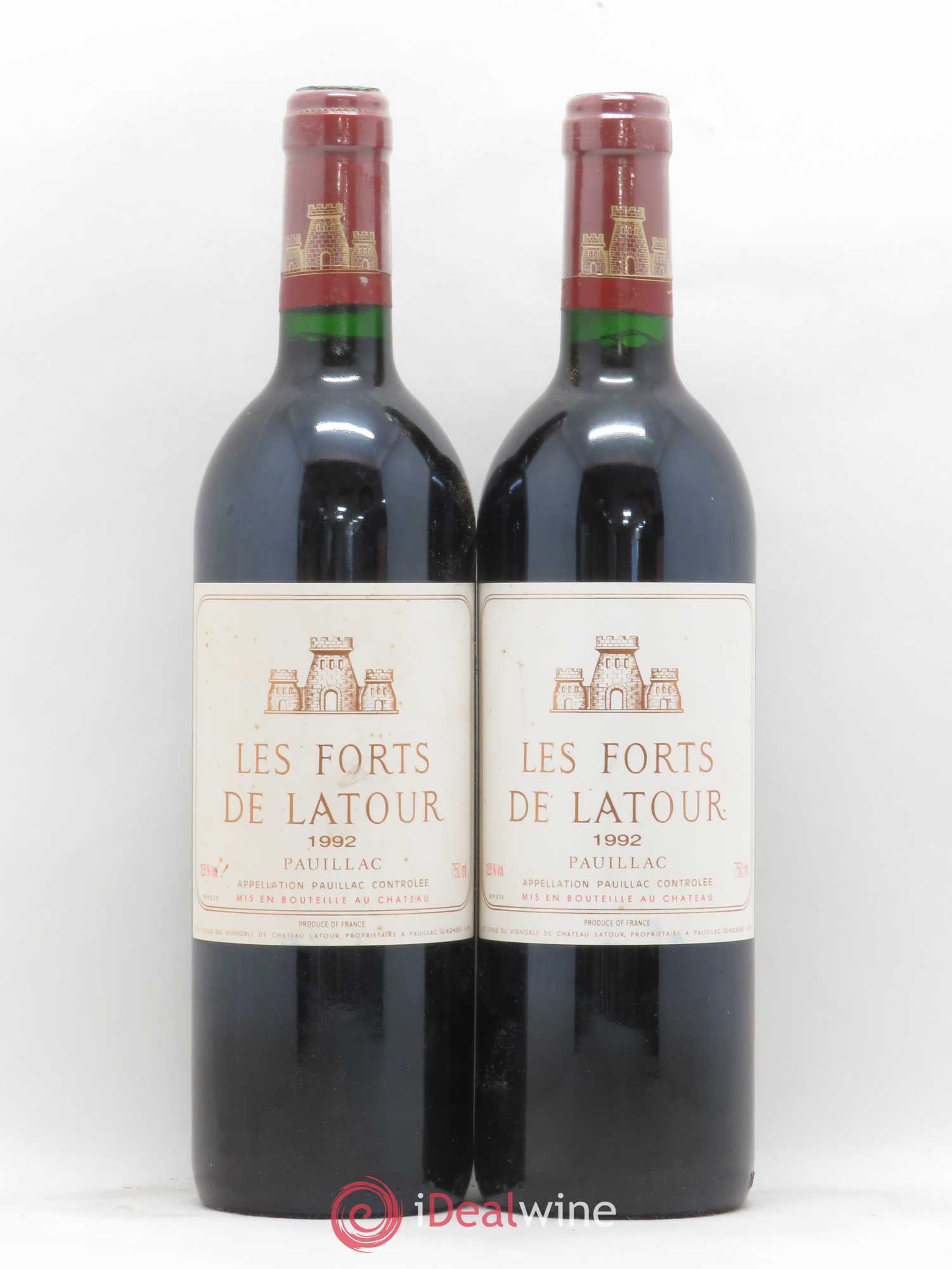 Les Forts de Latour Second Vin 1992 - Lot de 2 bouteilles - 0