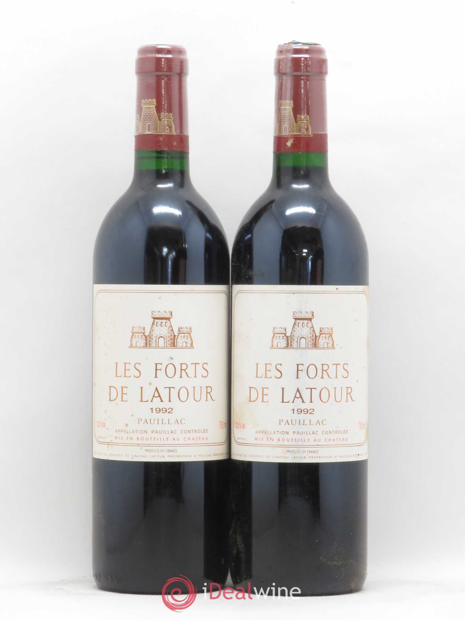 Les Forts de Latour Second Vin 1992 - Lot de 2 bouteilles - 0