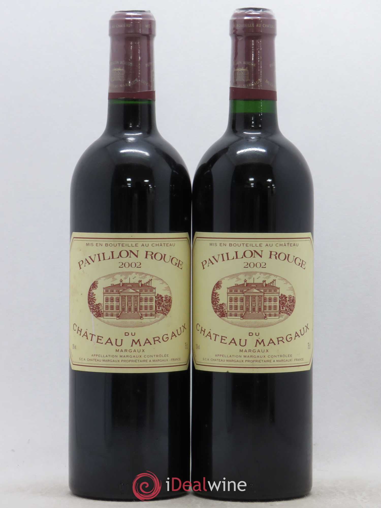 Pavillon Rouge du Château Margaux Second Vin 2002 - Lot de 2 bouteilles - 0