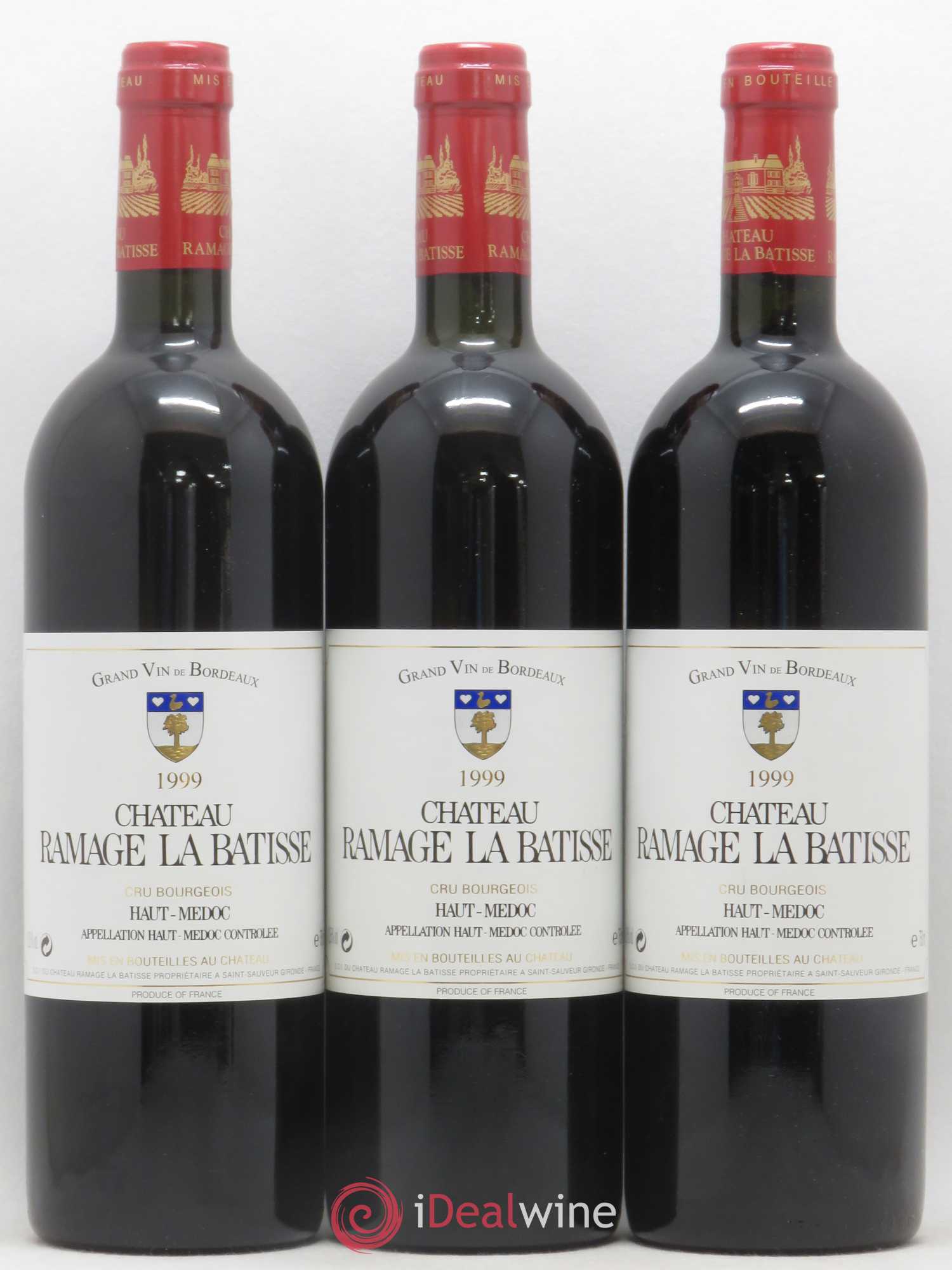 Château Ramage la Bâtisse Cru Bourgeois 1999 - Lot de 12 bouteilles - 1