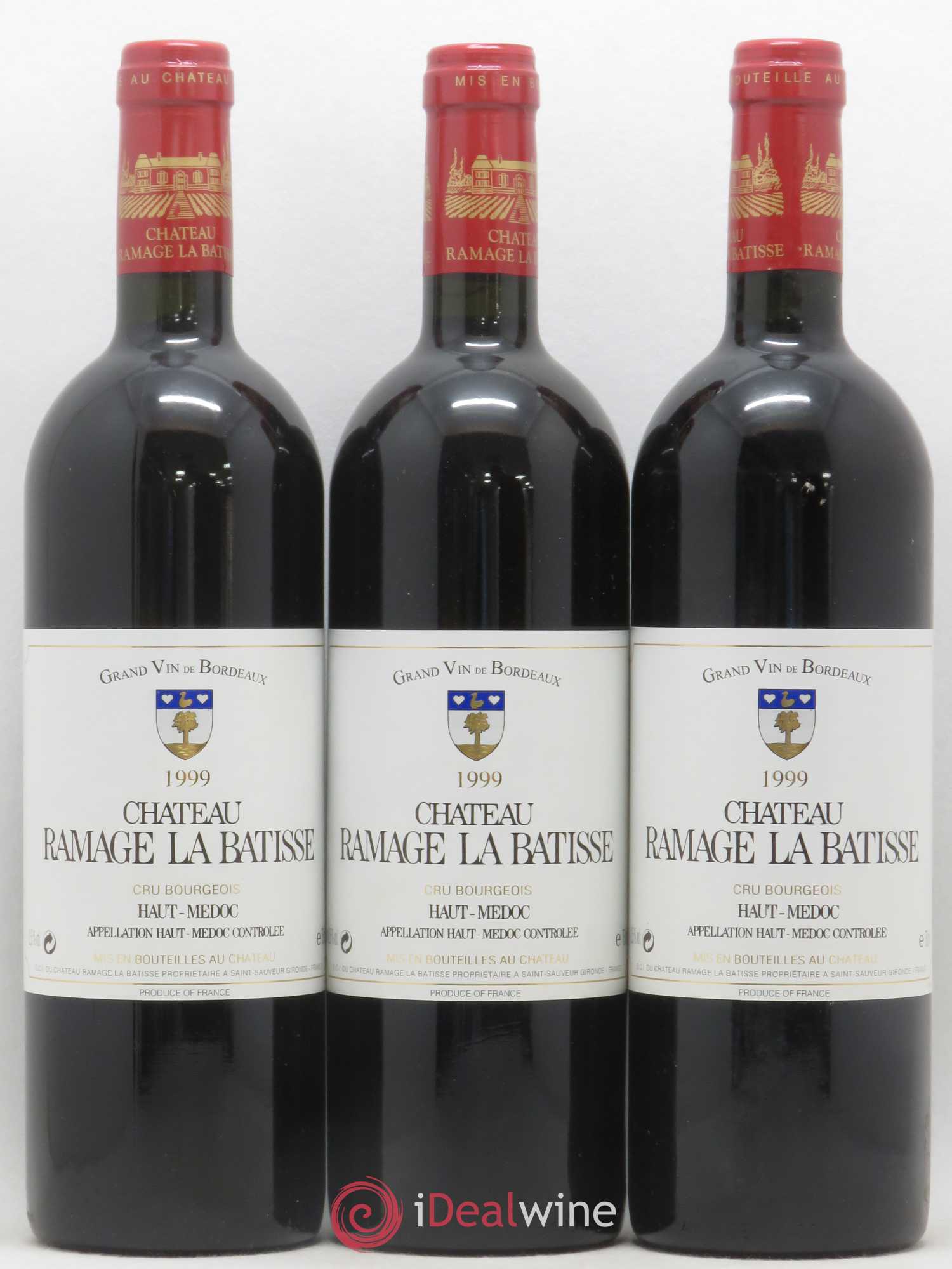 Château Ramage la Bâtisse Cru Bourgeois 1999 - Lot de 12 bouteilles - 2