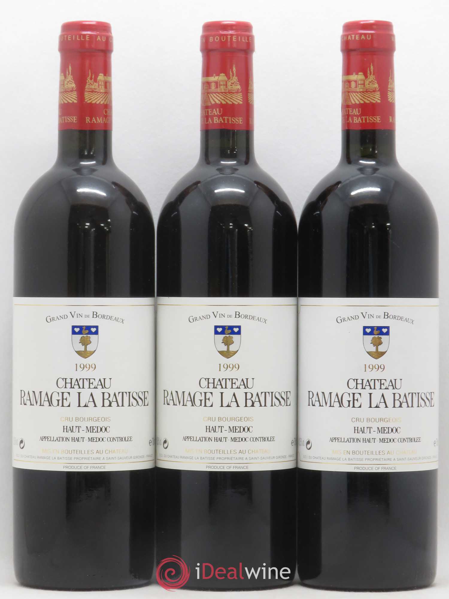 Château Ramage la Bâtisse Cru Bourgeois 1999 - Lot de 12 bouteilles - 3