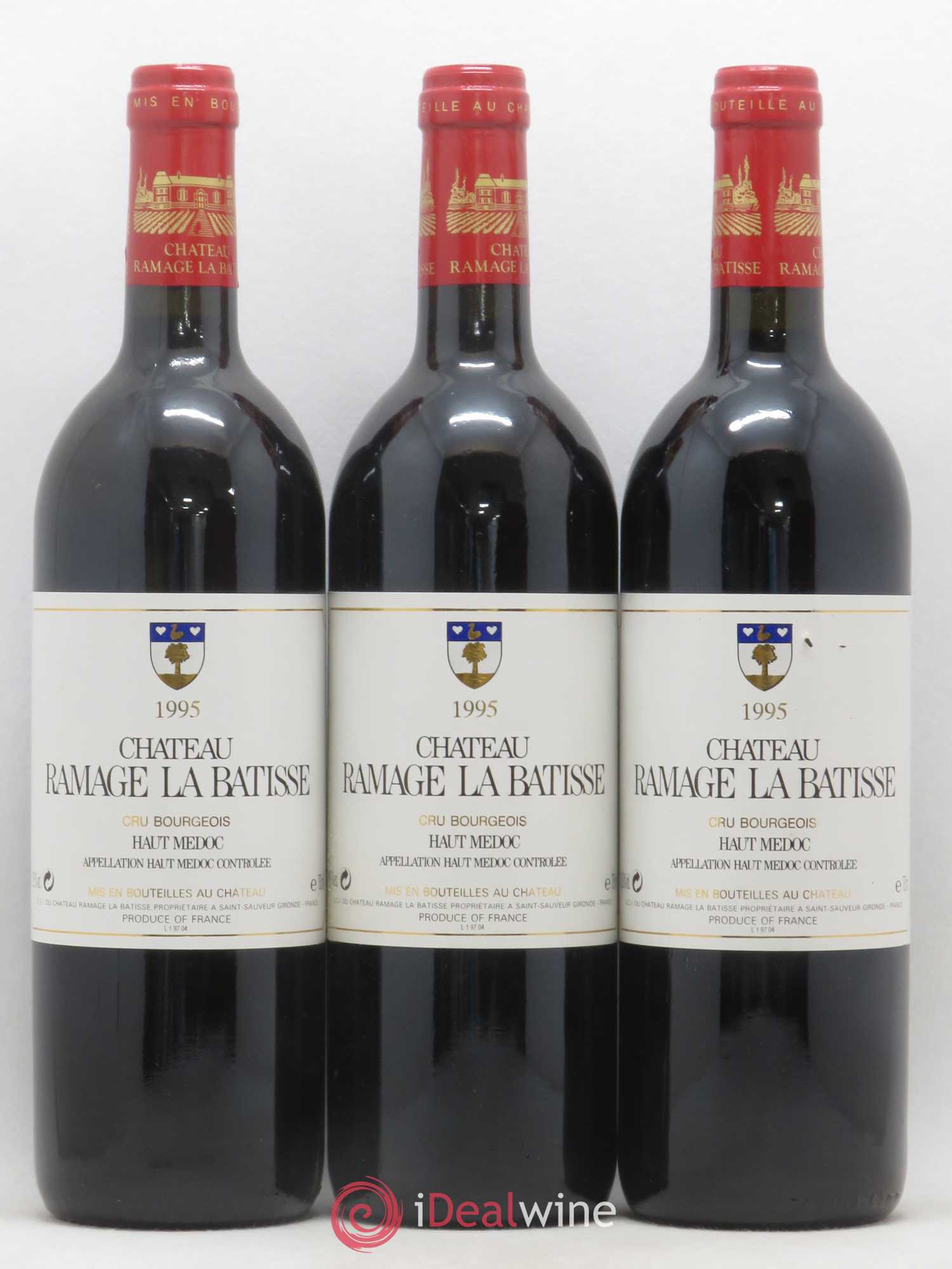Château Ramage la Bâtisse Cru Bourgeois 1995 - Lot de 6 bouteilles - 2