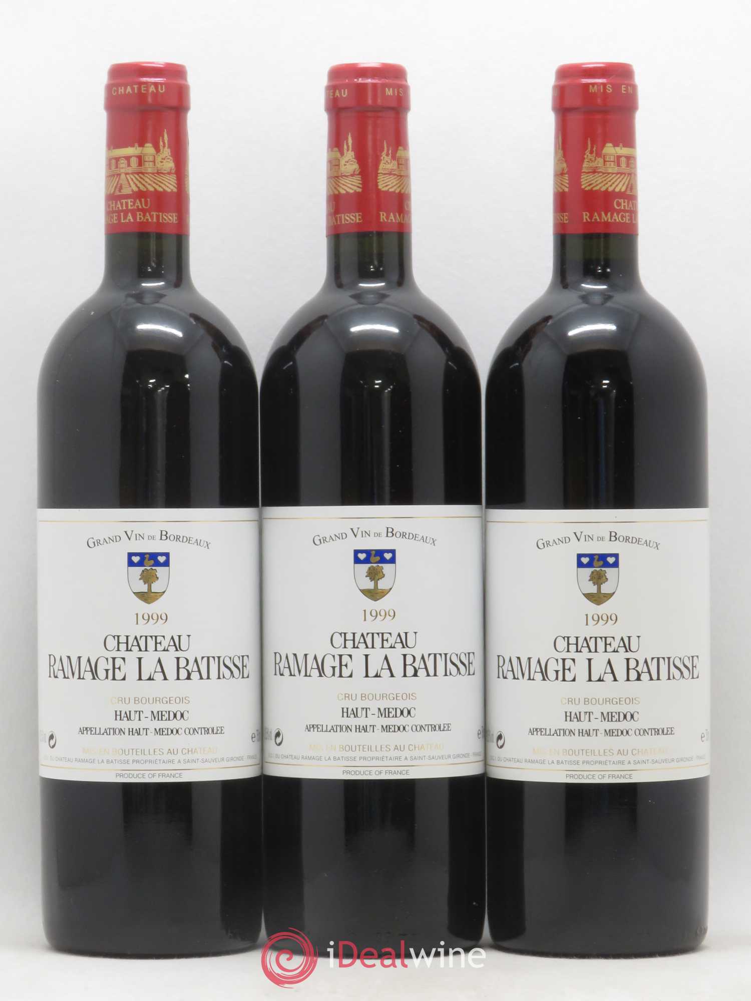 Château Ramage la Bâtisse Cru Bourgeois 1999 - Lot de 6 bouteilles - 1
