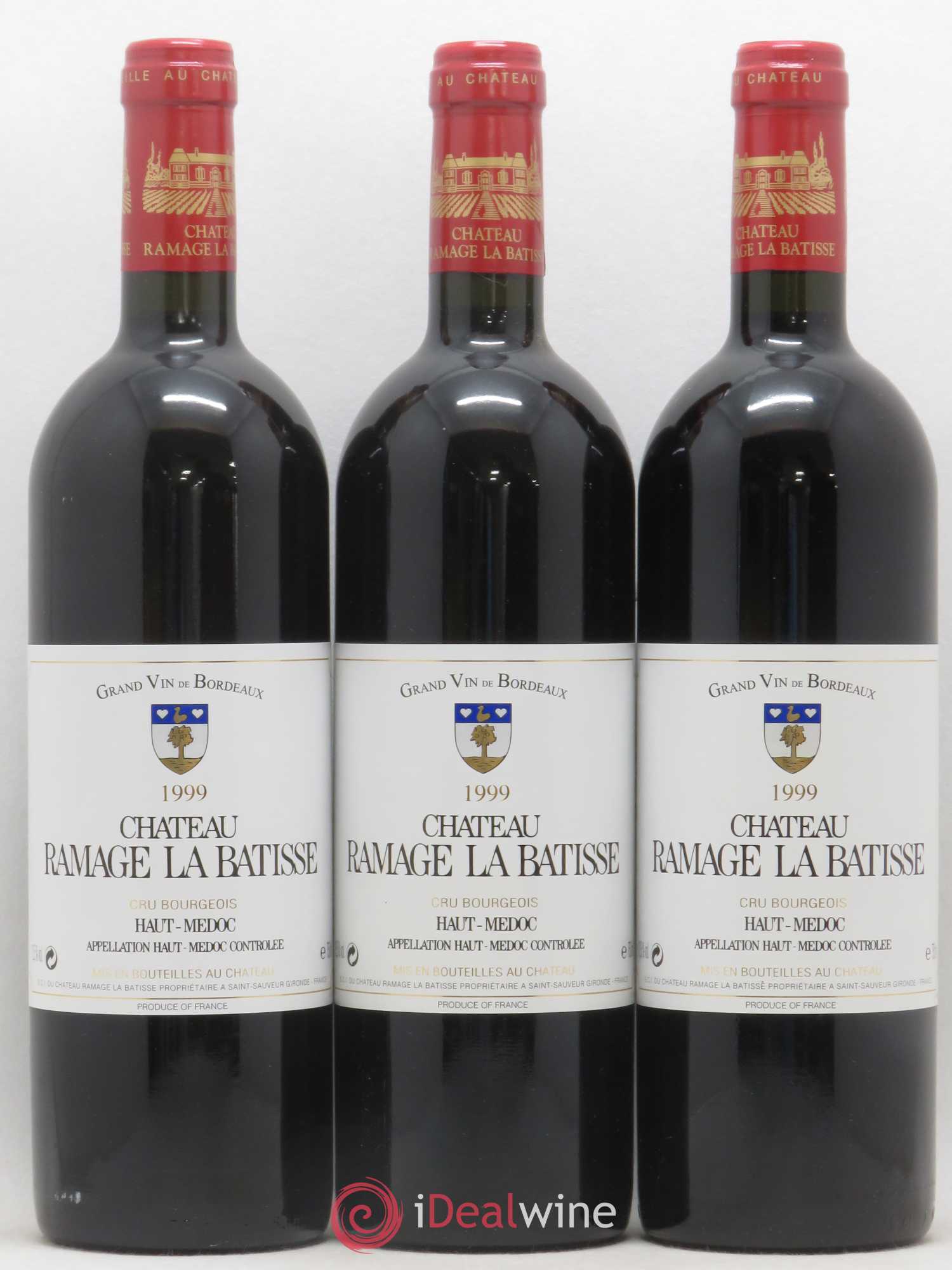 Château Ramage la Bâtisse Cru Bourgeois 1999 - Lot de 6 bouteilles - 1