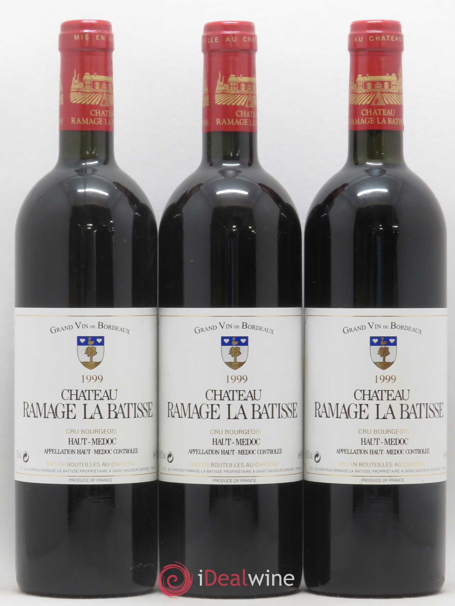 Château Ramage la Bâtisse Cru Bourgeois 1999 - Lot de 6 bouteilles - 2