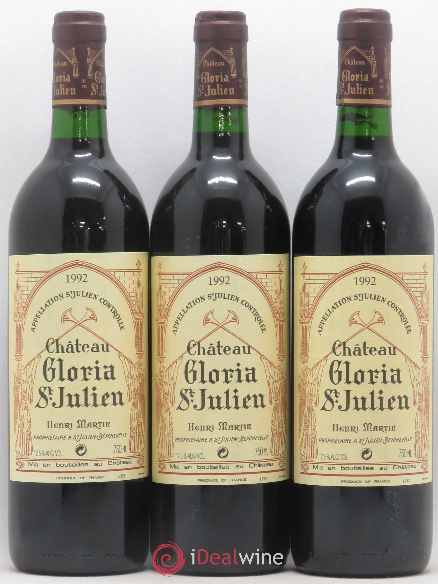 Château Gloria 1992 - Lot de 12 bouteilles - 3