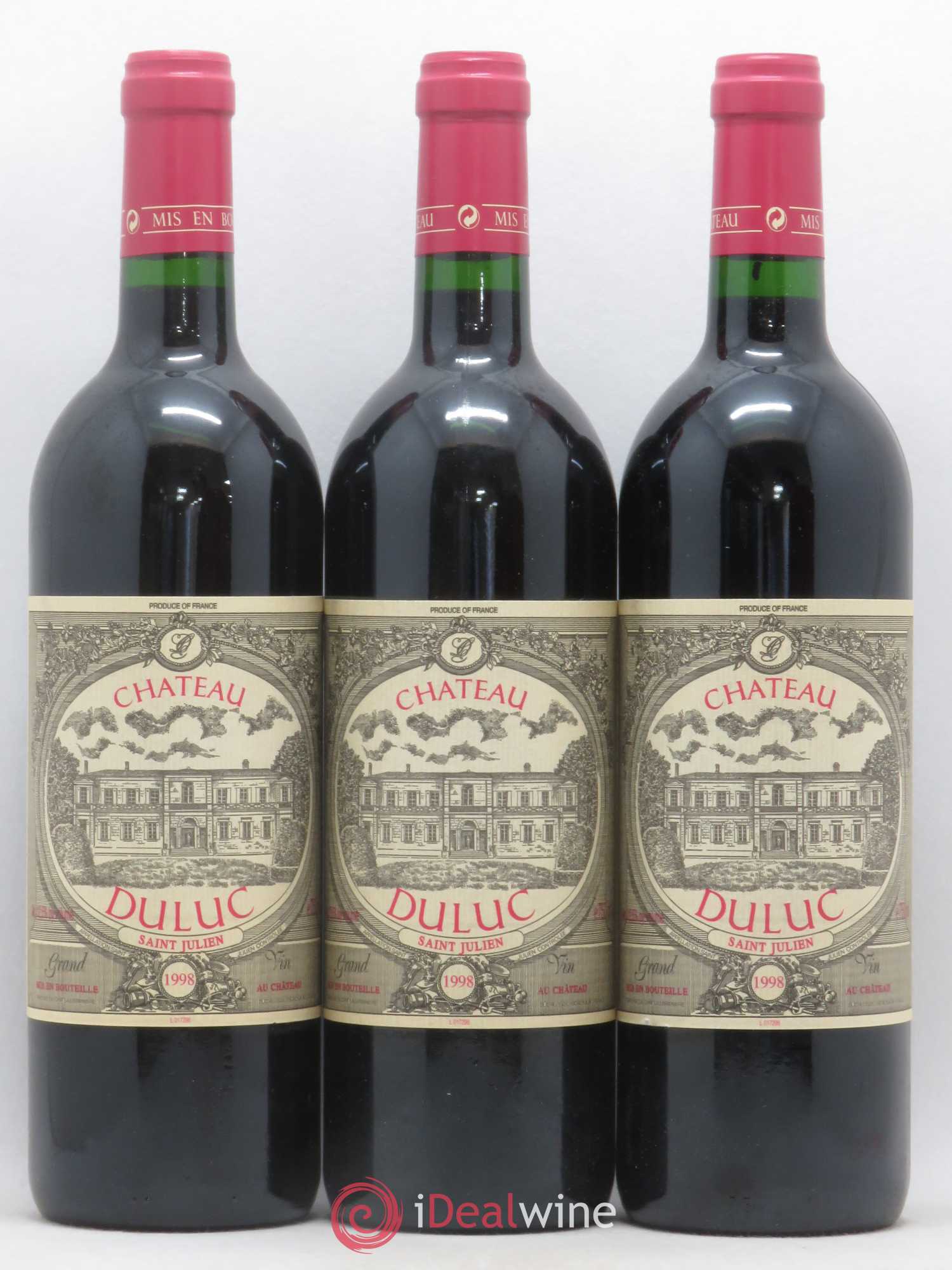 Duluc de Branaire Second Vin 1998 - Lot de 12 bouteilles - 2