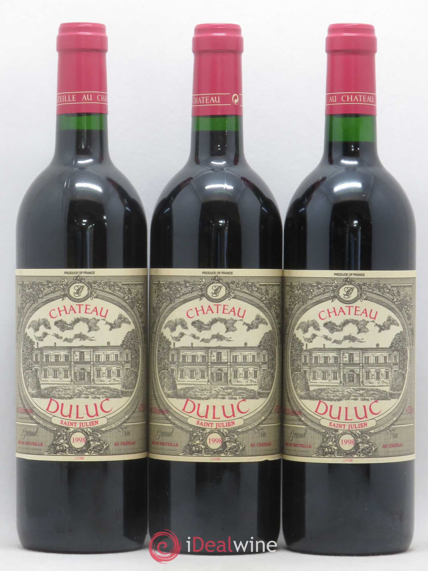Duluc de Branaire Second Vin 1998 - Lot de 12 bouteilles - 3