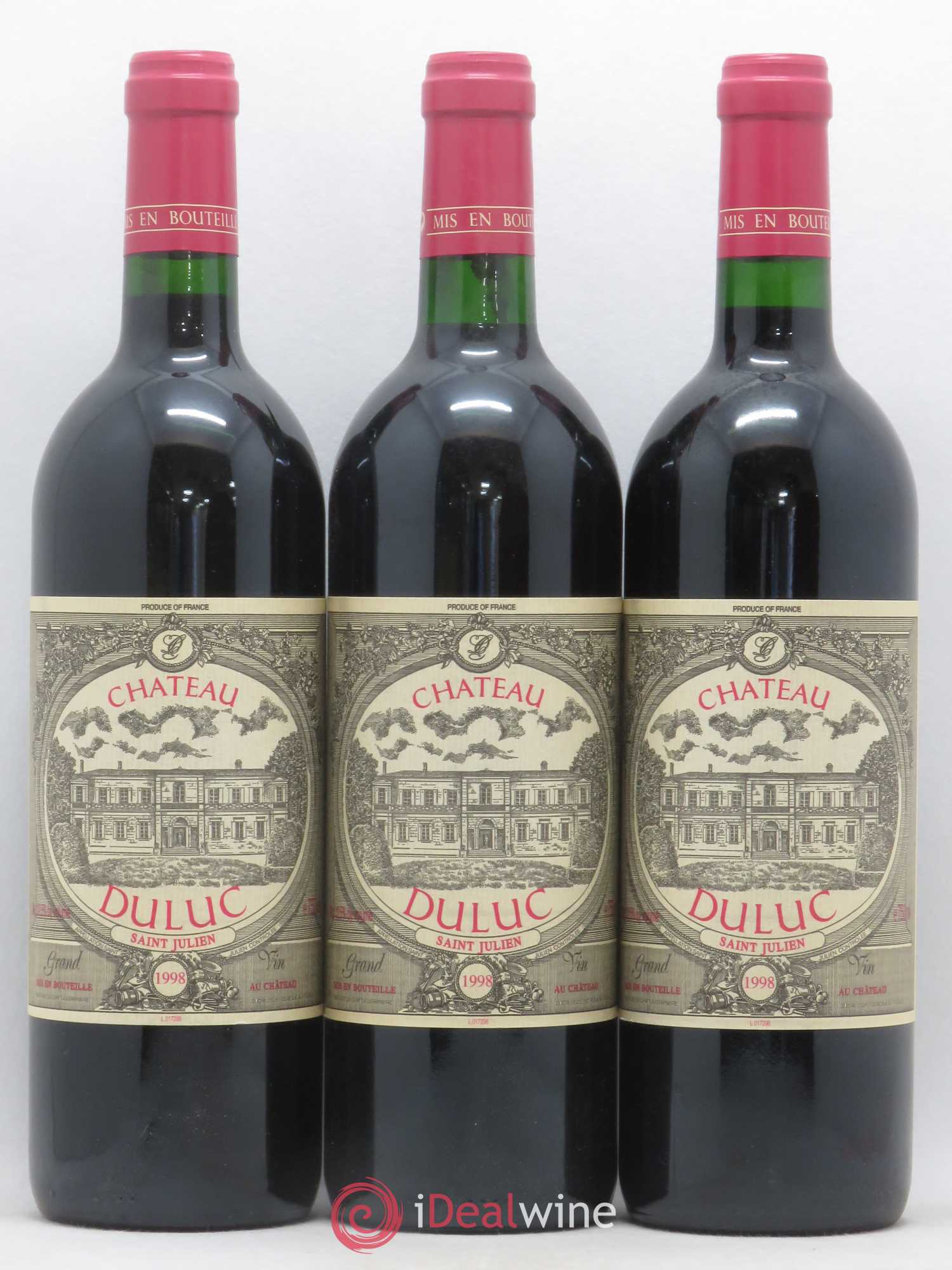 Duluc de Branaire Second Vin 1998 - Lot de 12 bouteilles - 4