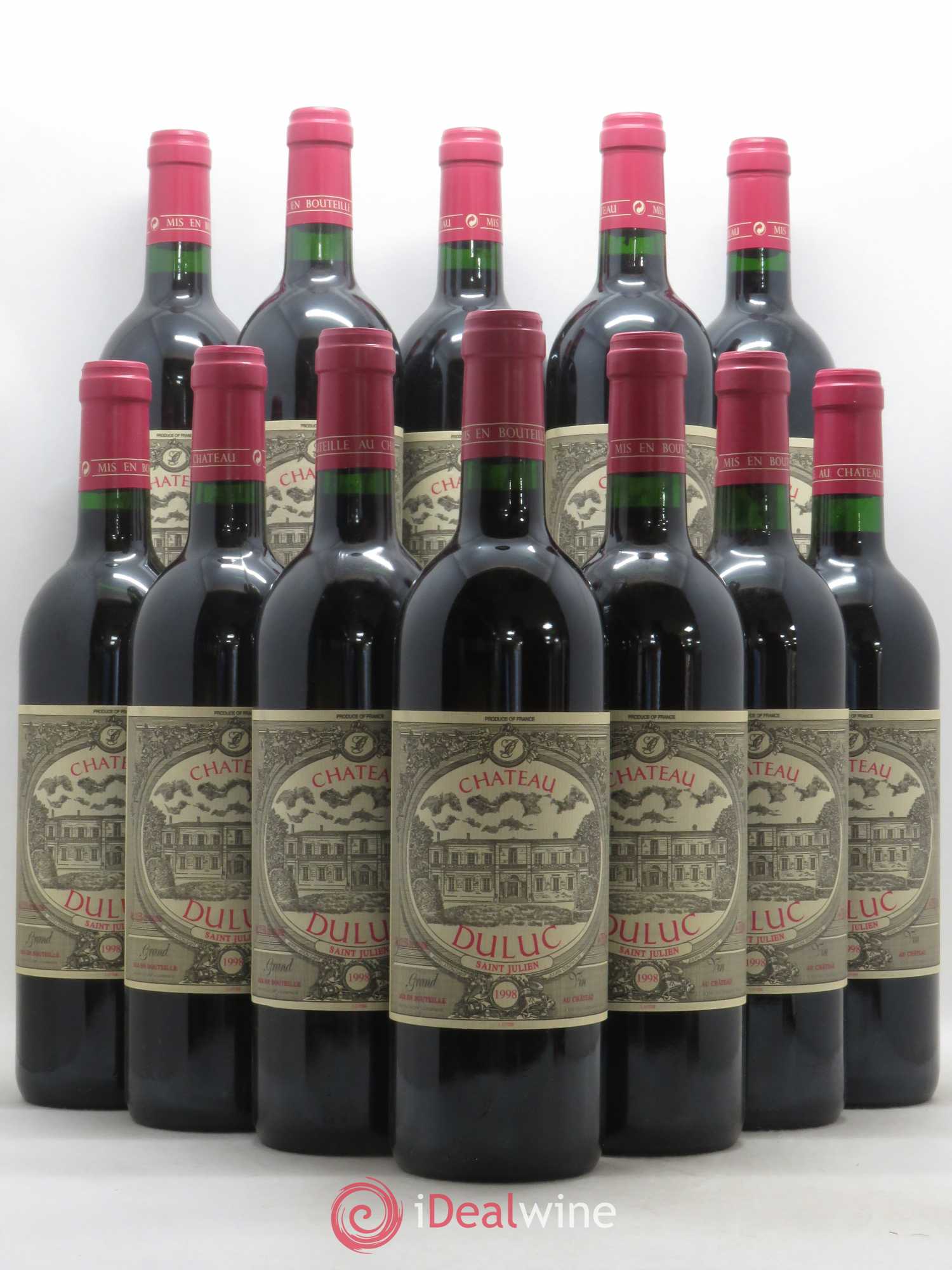 Duluc de Branaire Second Vin 1998 - Lot de 12 bouteilles - 0
