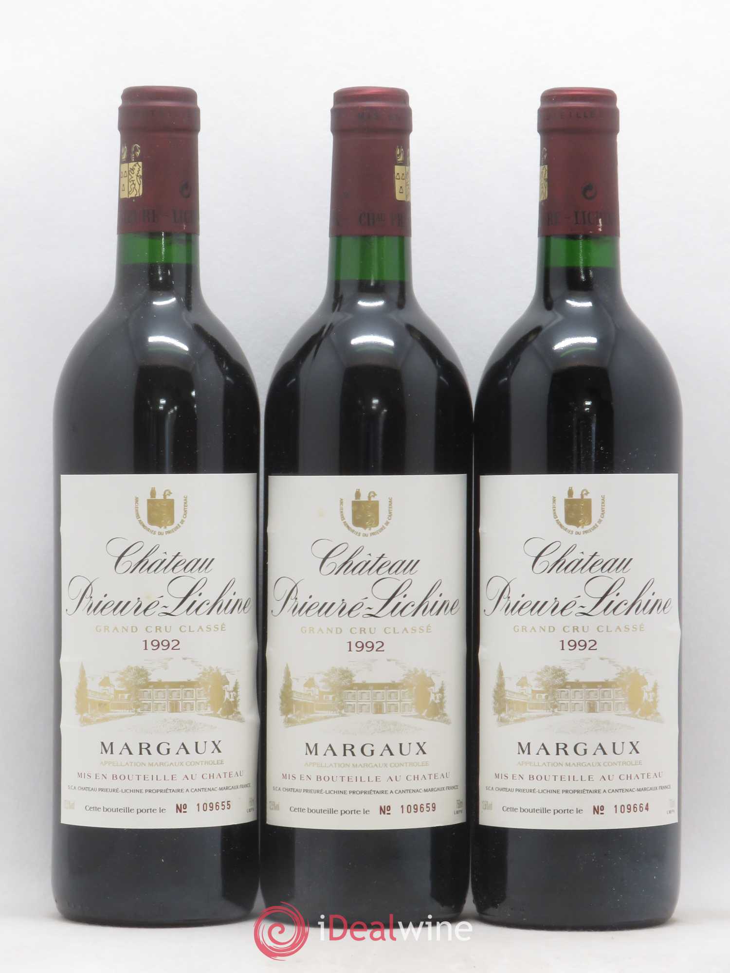 Château Prieuré Lichine 4ème Grand Cru Classé 1992 - Lotto di 12 bottiglie - 3
