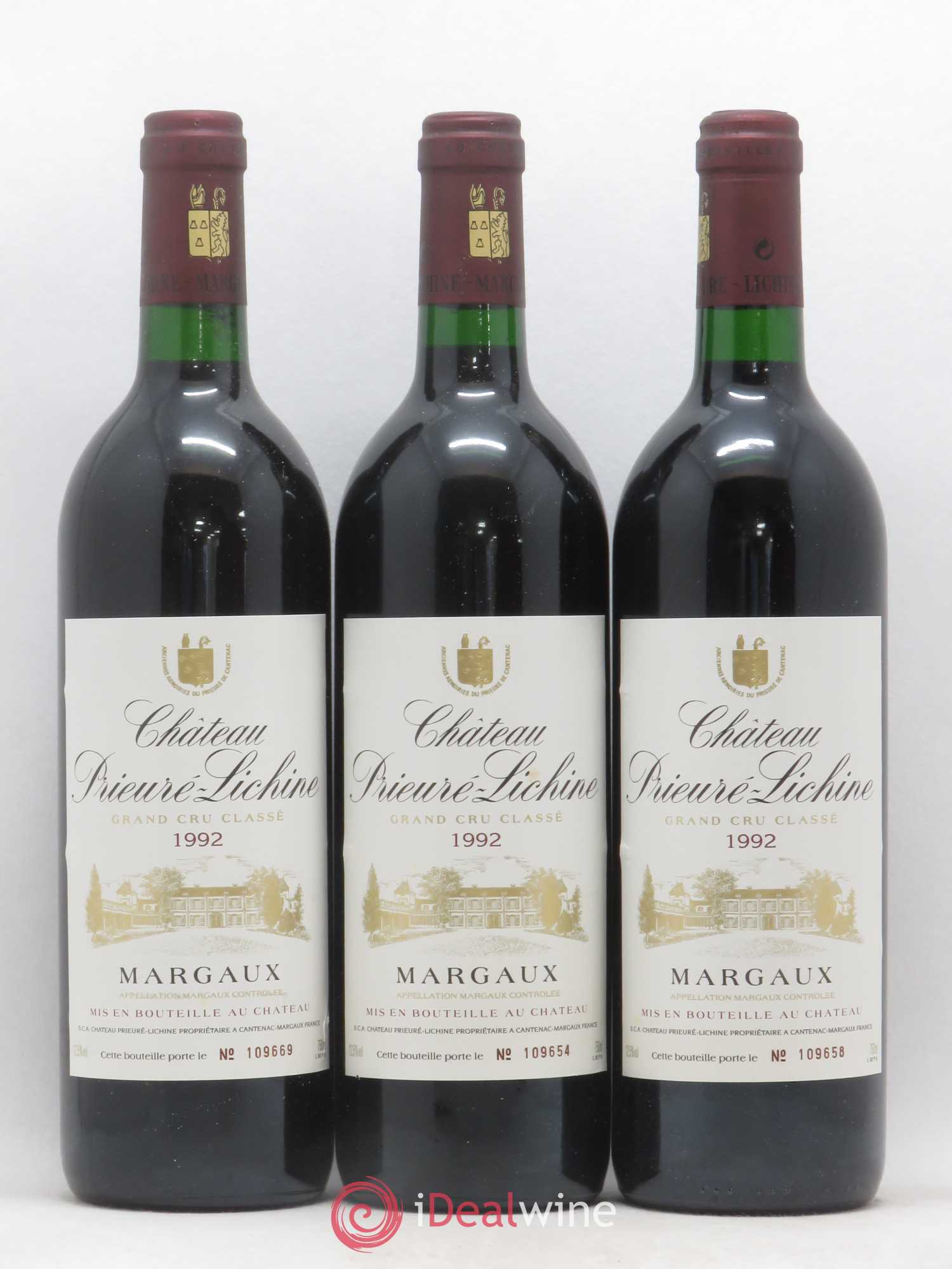 Château Prieuré Lichine 4ème Grand Cru Classé 1992 - Lotto di 12 bottiglie - 4