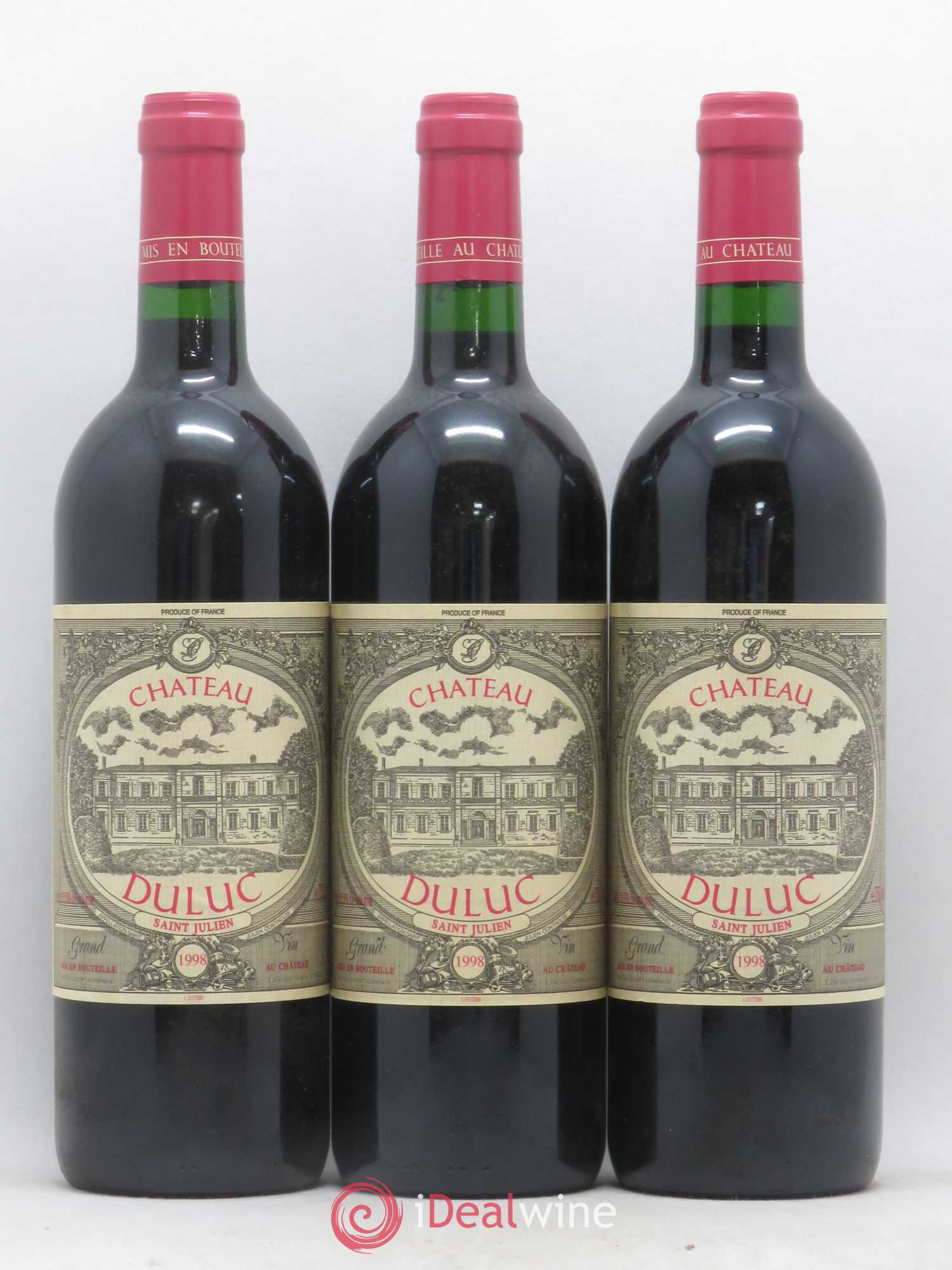 Duluc de Branaire Second Vin 1998 - Lot de 12 bouteilles - 3