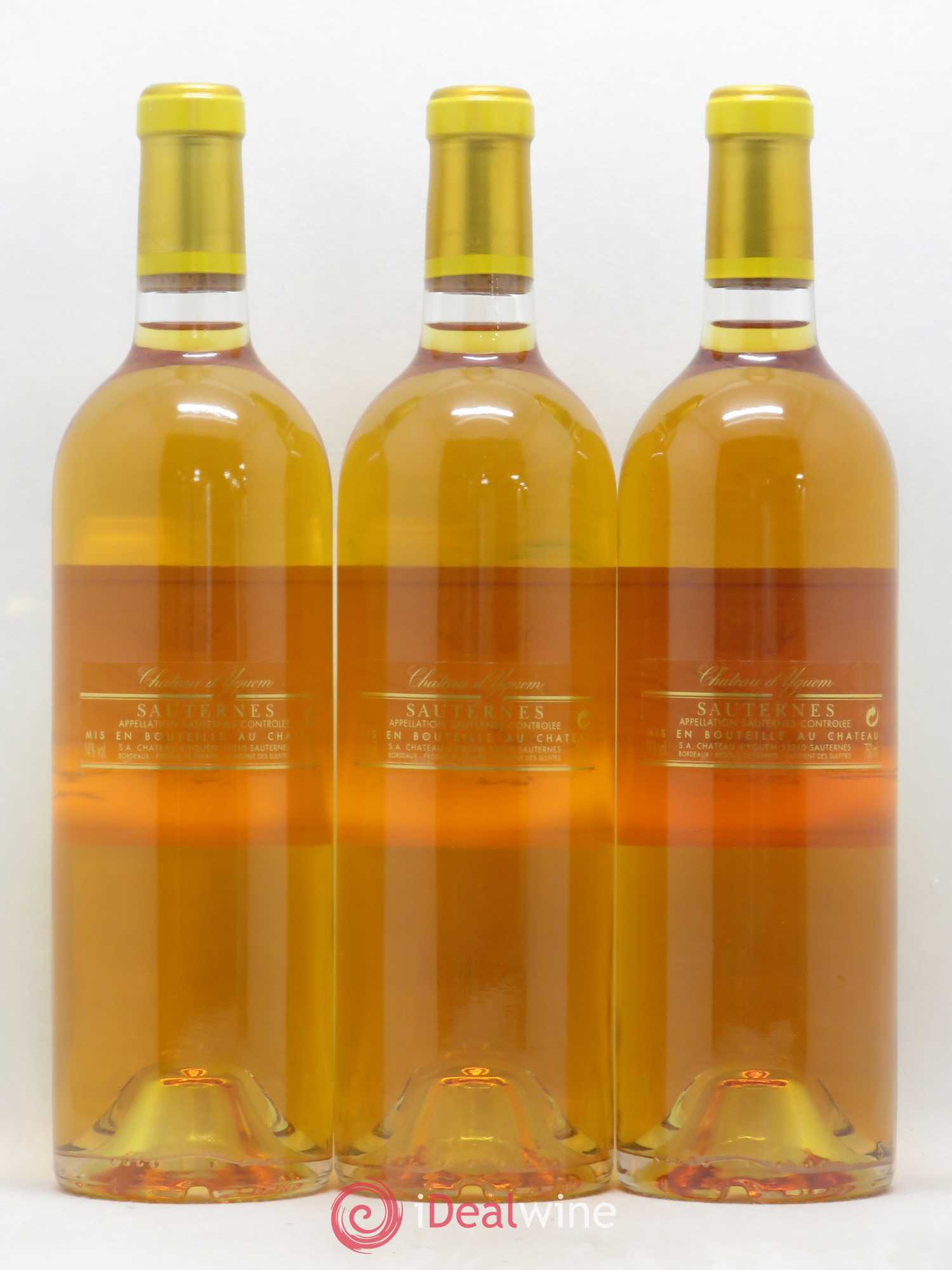 Château d' Yquem 1er Cru Classé Supérieur 2006 - Lotto di 3 bottiglie - 1